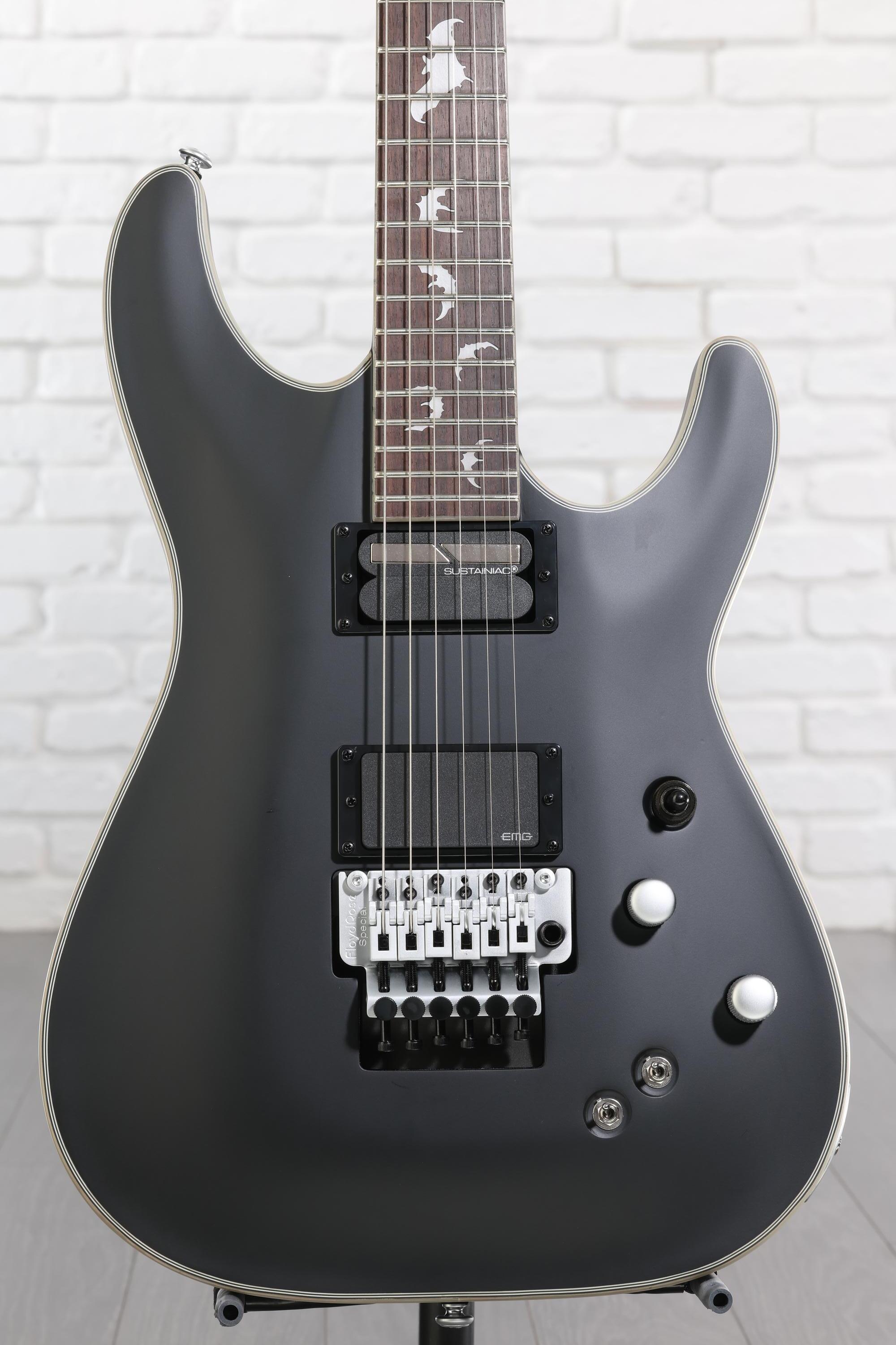 Schecter Damien Platinum 6 FR-S Electric Guitar - Satin Black