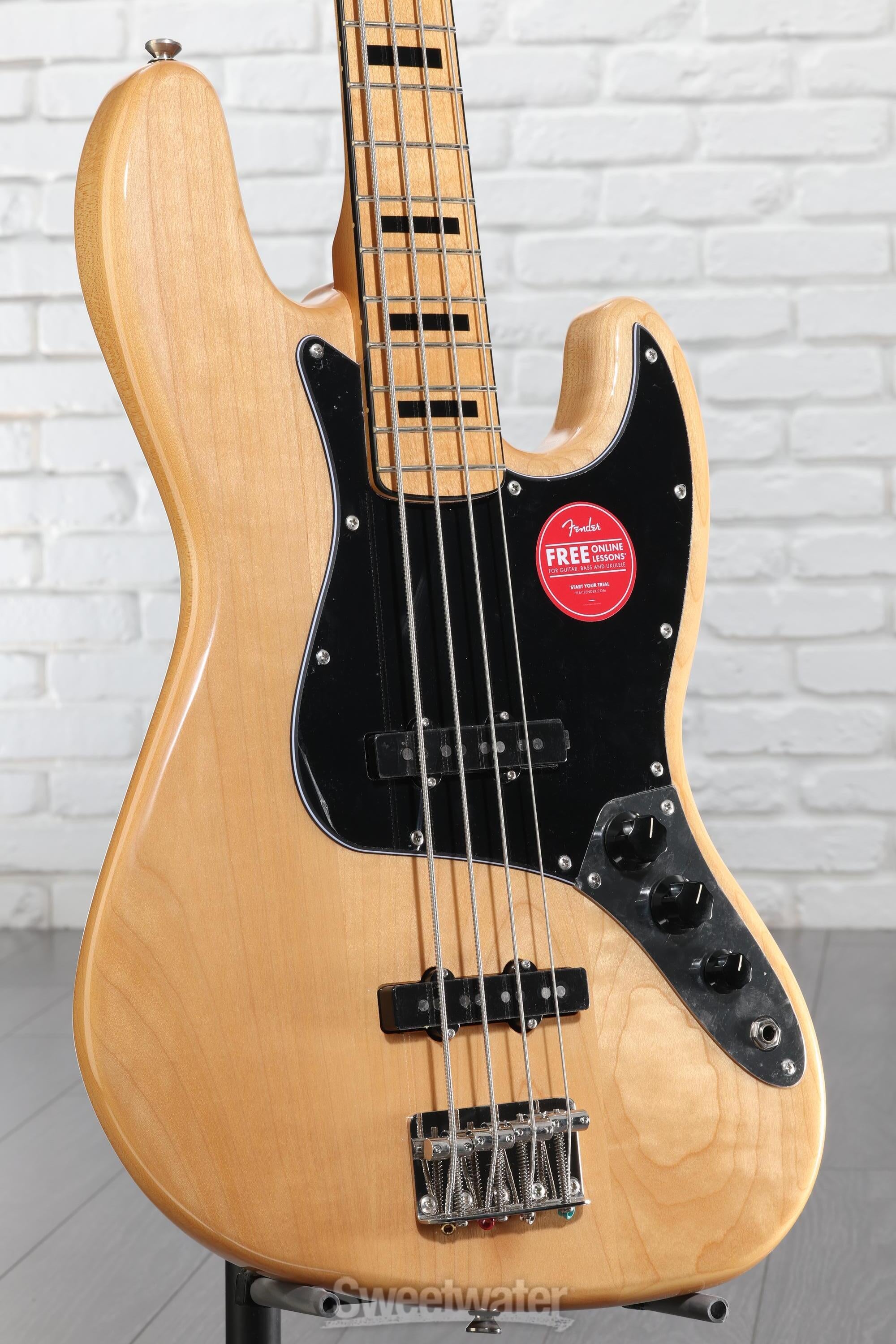 Squier Classic Vibe '70s Jazz Bass - Natural | Sweetwater
