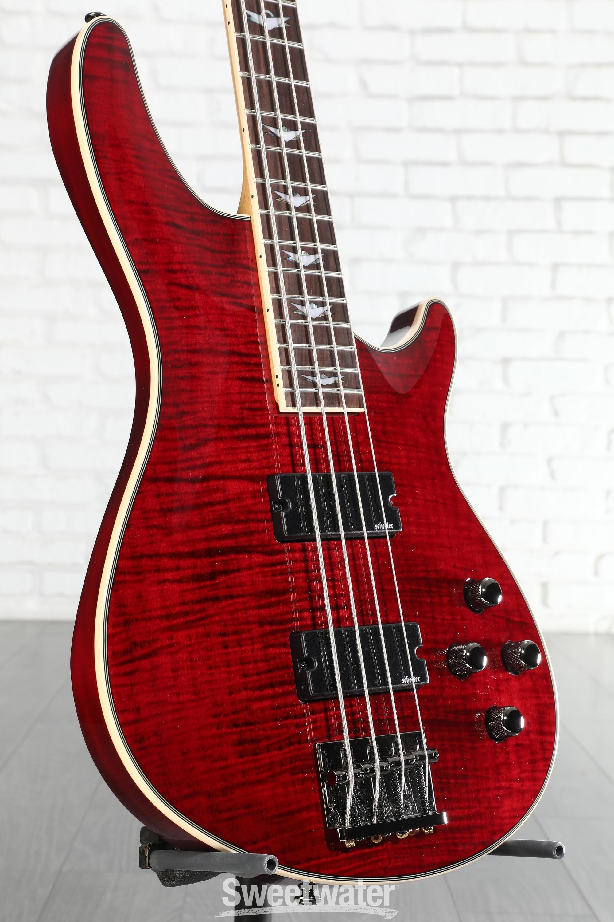Schecter Omen Extreme-4 Bass Guitar - Black Cherry Reviews