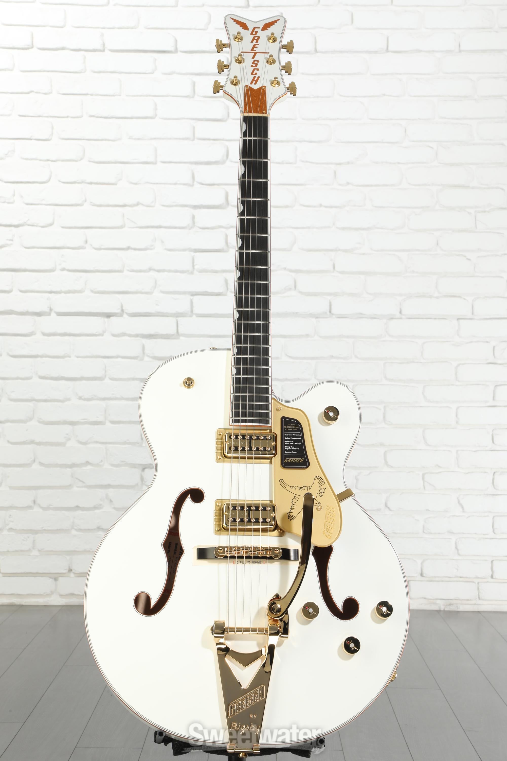 【Gretsch White Falcon 】エレアコギター Amazon.com: Gretsch G5022CWFE Rancher Falcon Jumbo Cutaway