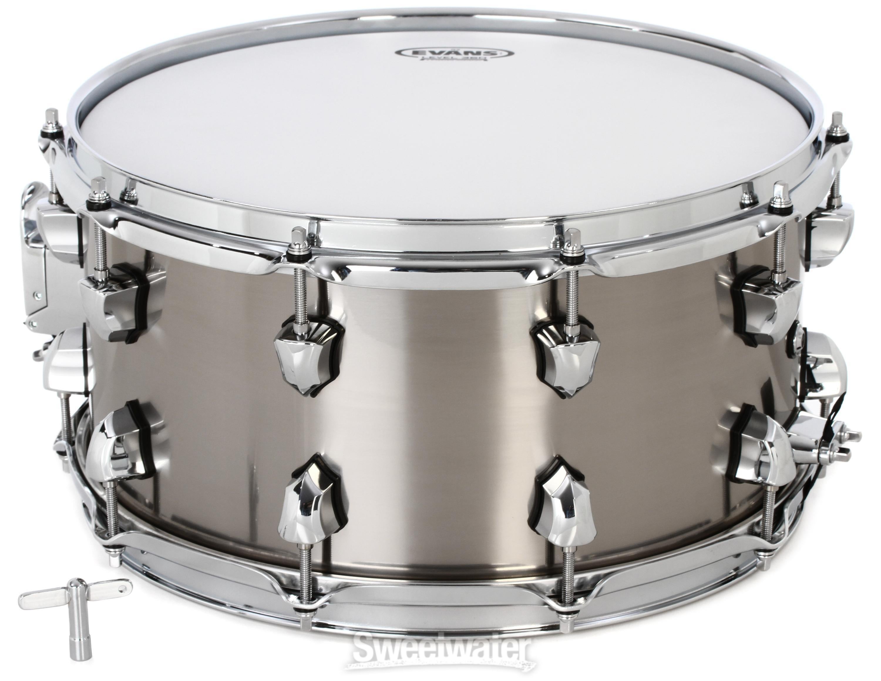 SJC Custom Drums Armada Series Titanium Snare Drum - 7