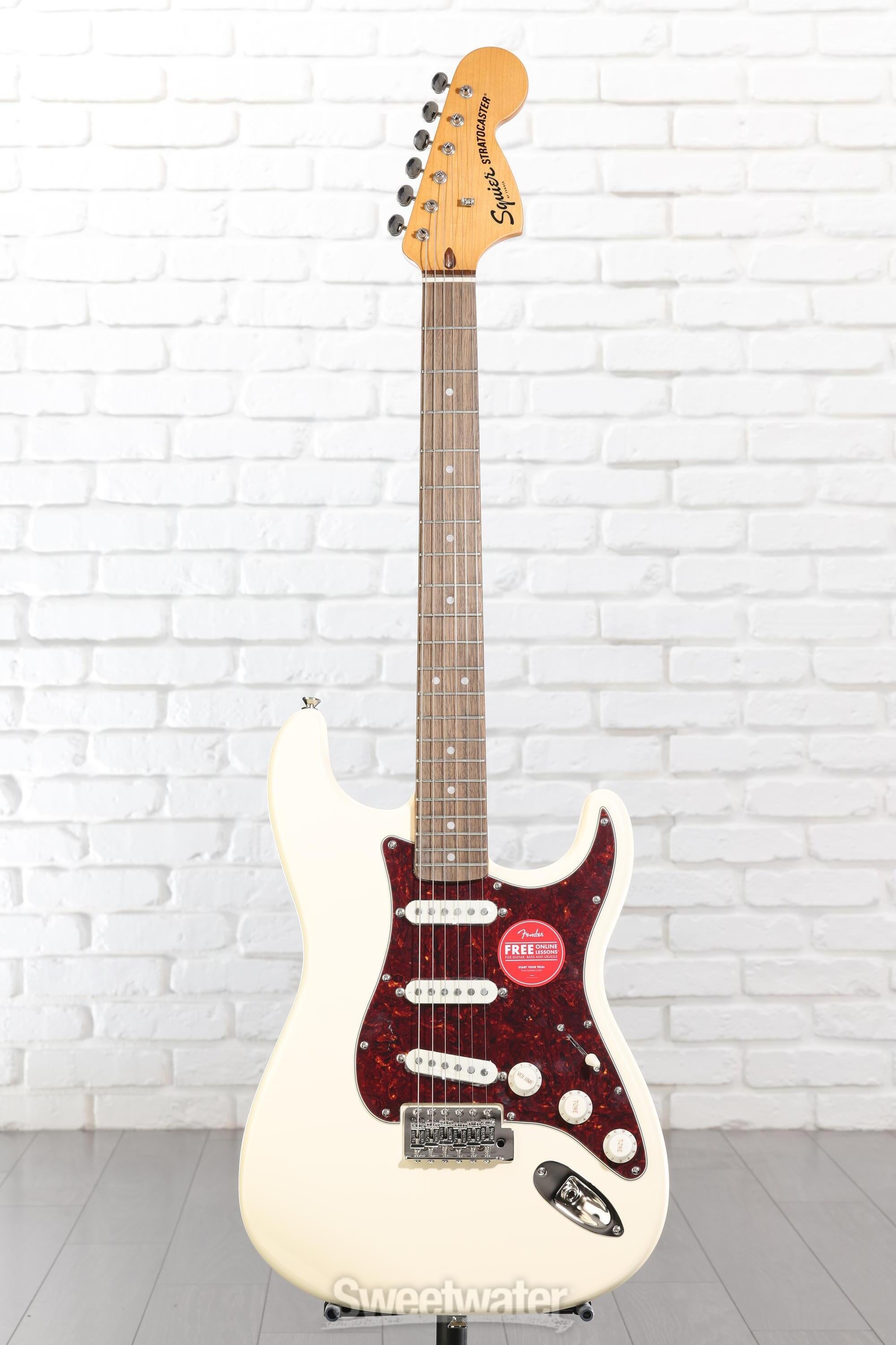 Squier Classic Vibe '70s Stratocaster - Olympic White | Sweetwater