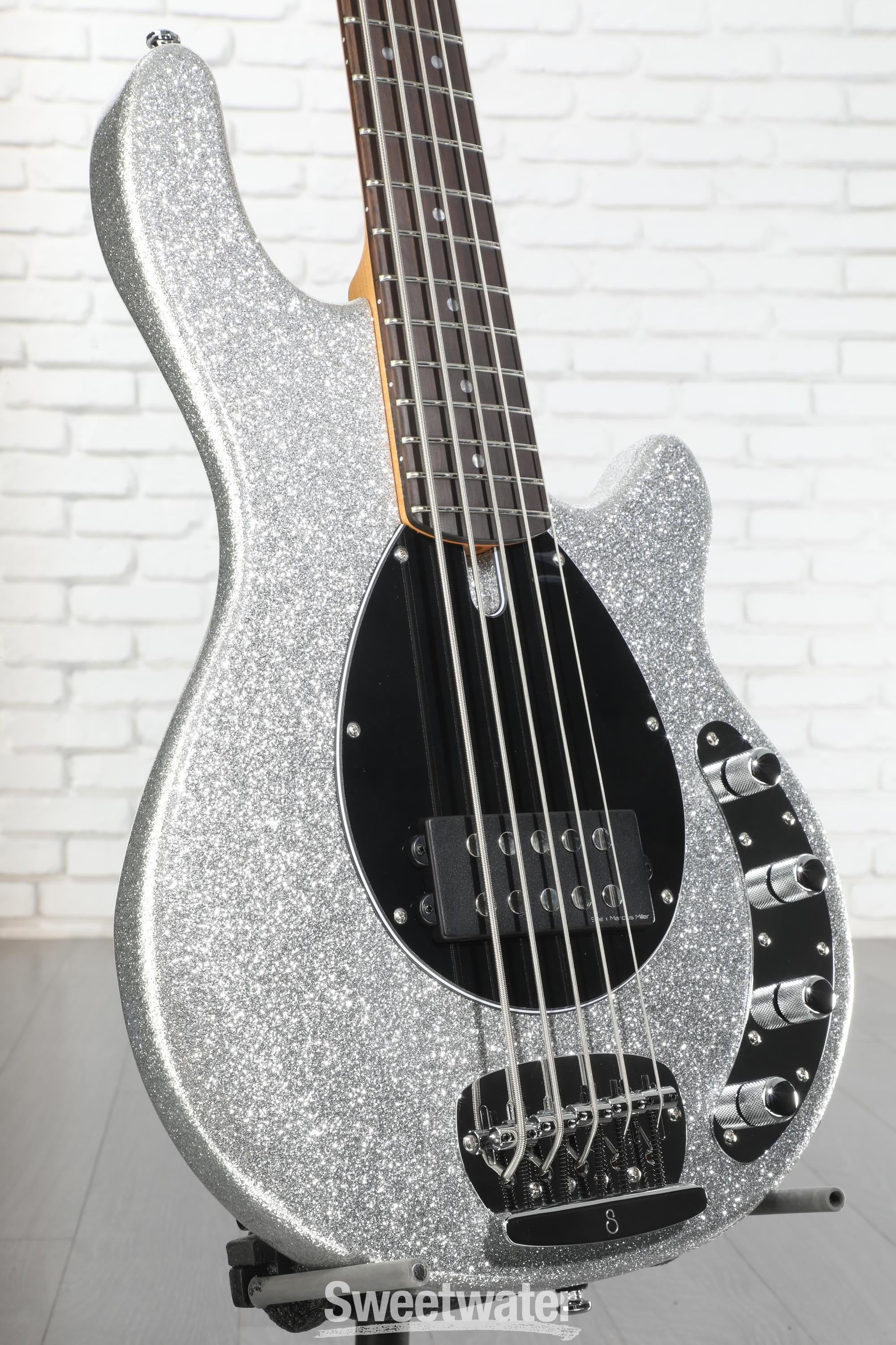 Sire Marcus Miller Z3 5-string Bass Guitar - Silver Sparkle
