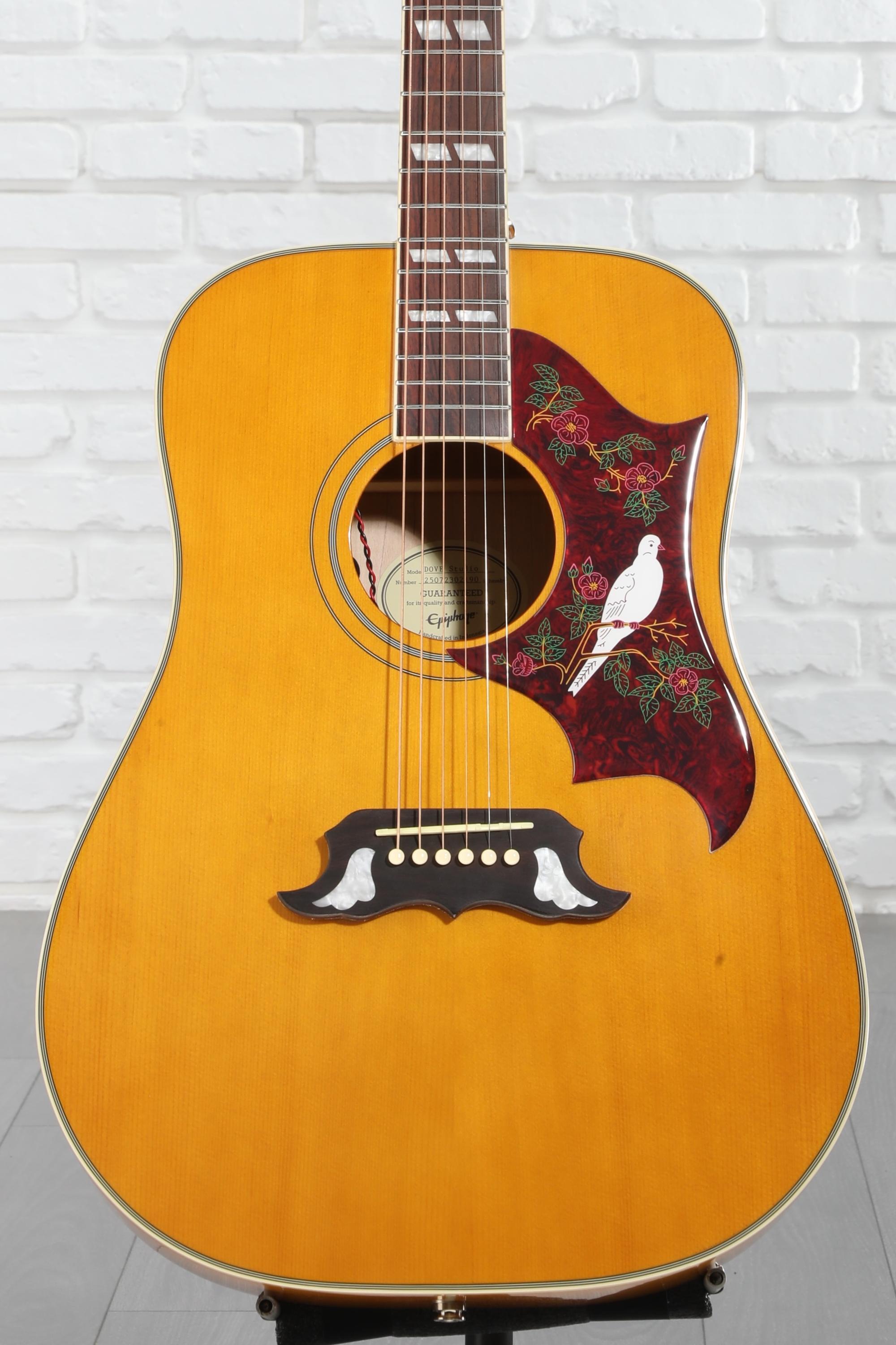 Epiphone Dove Studio Acoustic-electric Guitar - Antique Natural