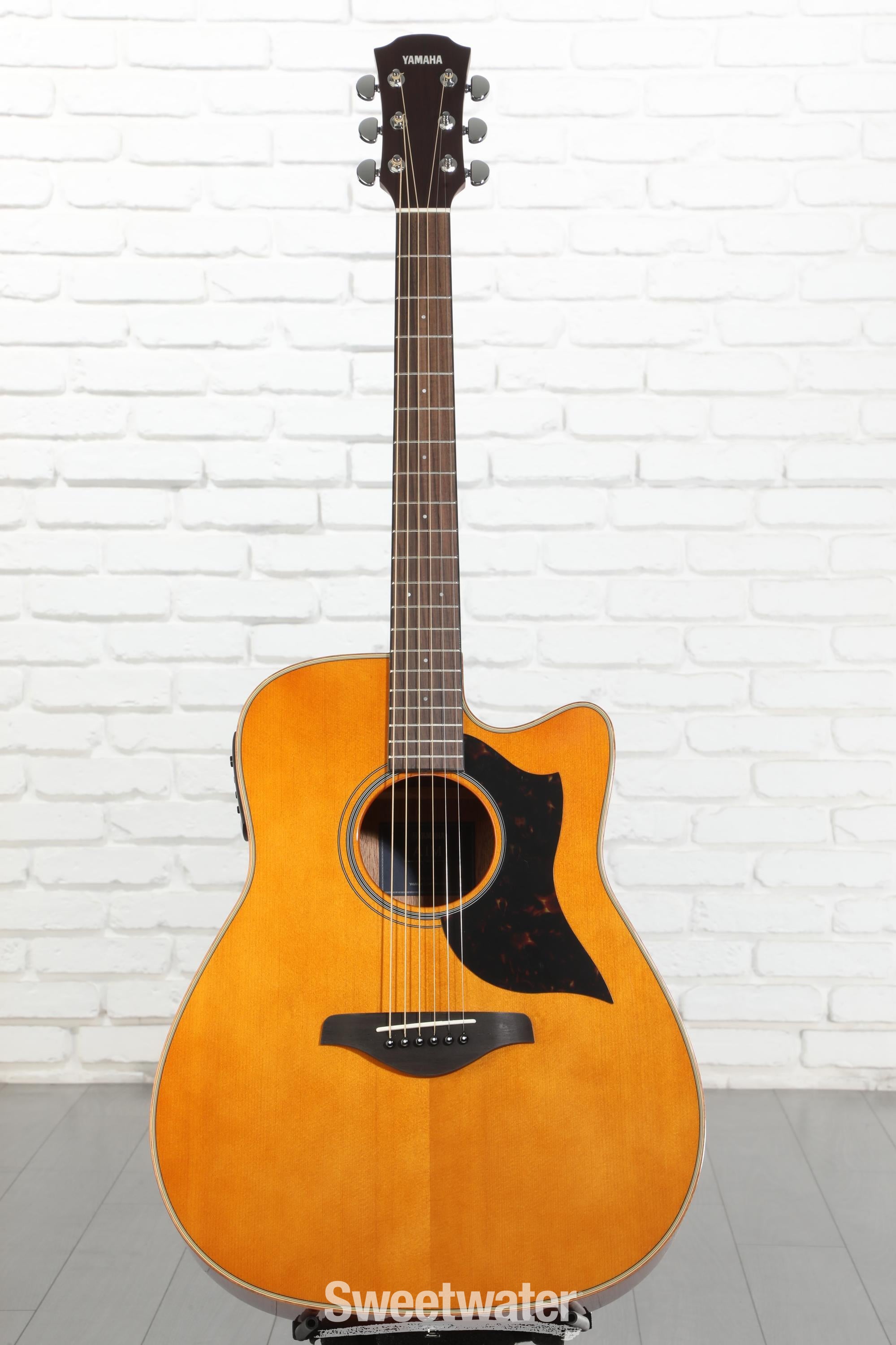 Yamaha A1M Acoustic-electric Guitar - Vintage Natural | Sweetwater