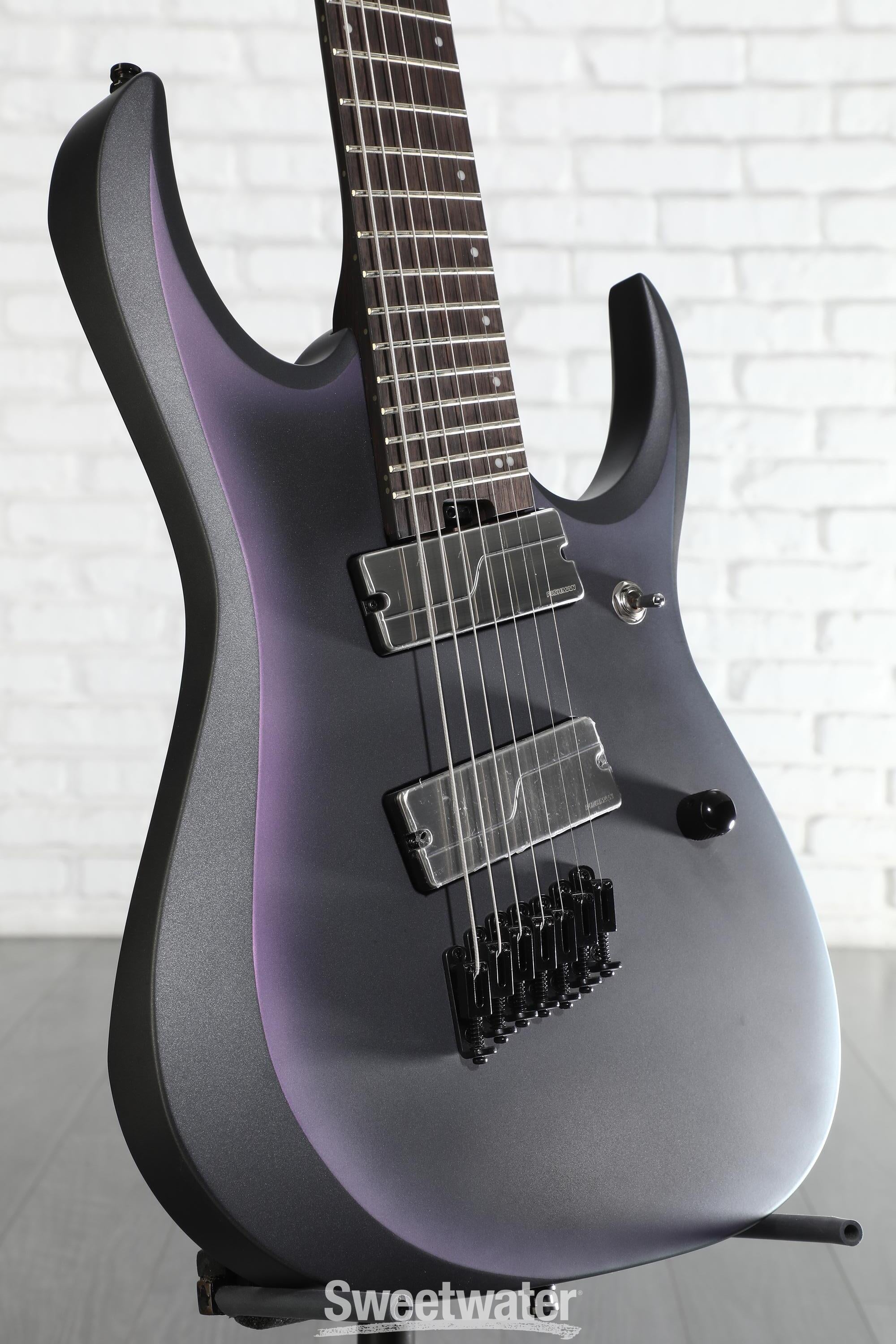 Photo of Ibanez Axion Label RGD71ALMS - Black Aurora Burst Matte