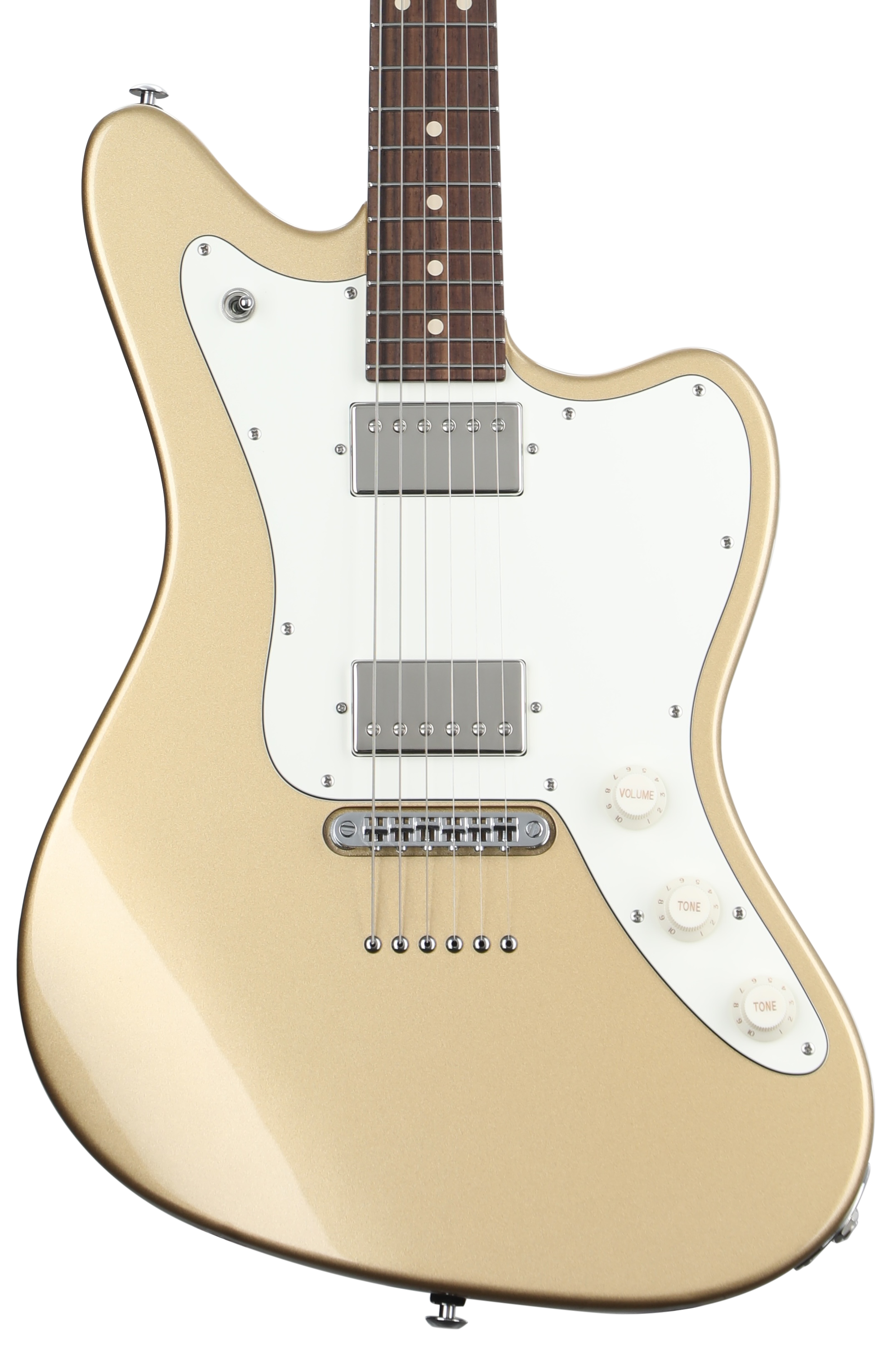Suhr Classic JM HH Electric Guitar with Tremolo - Gold | Sweetwater