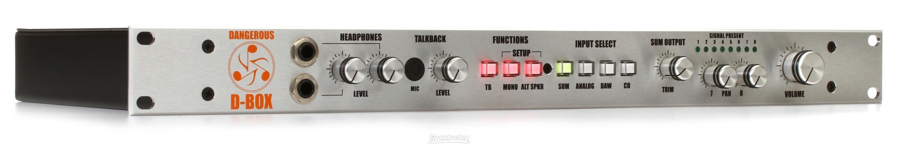 Dangerous Music D-BOX Reviews | Sweetwater