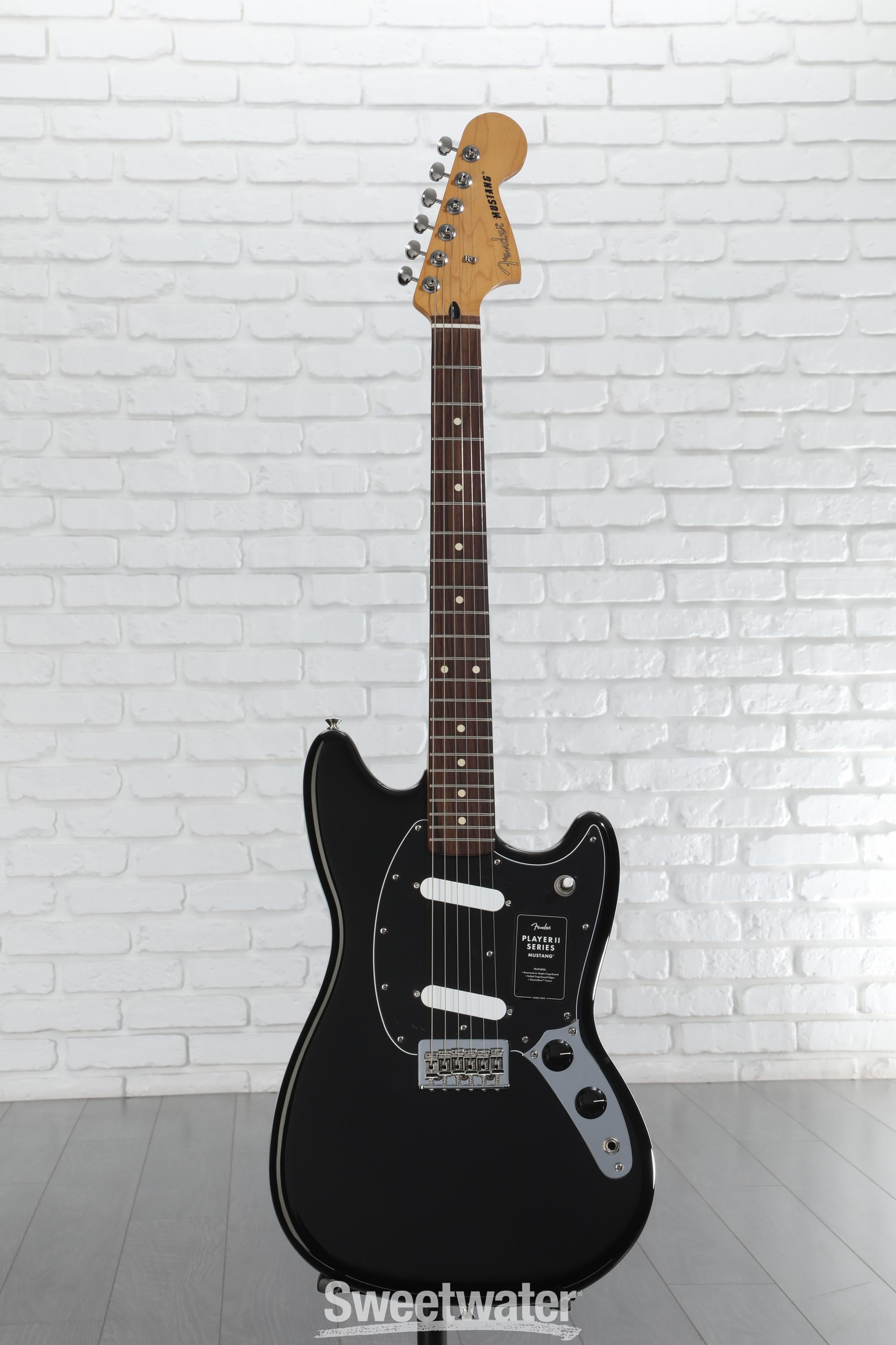 Fender Player II Mustang - Black with Rosewood Fingerboard