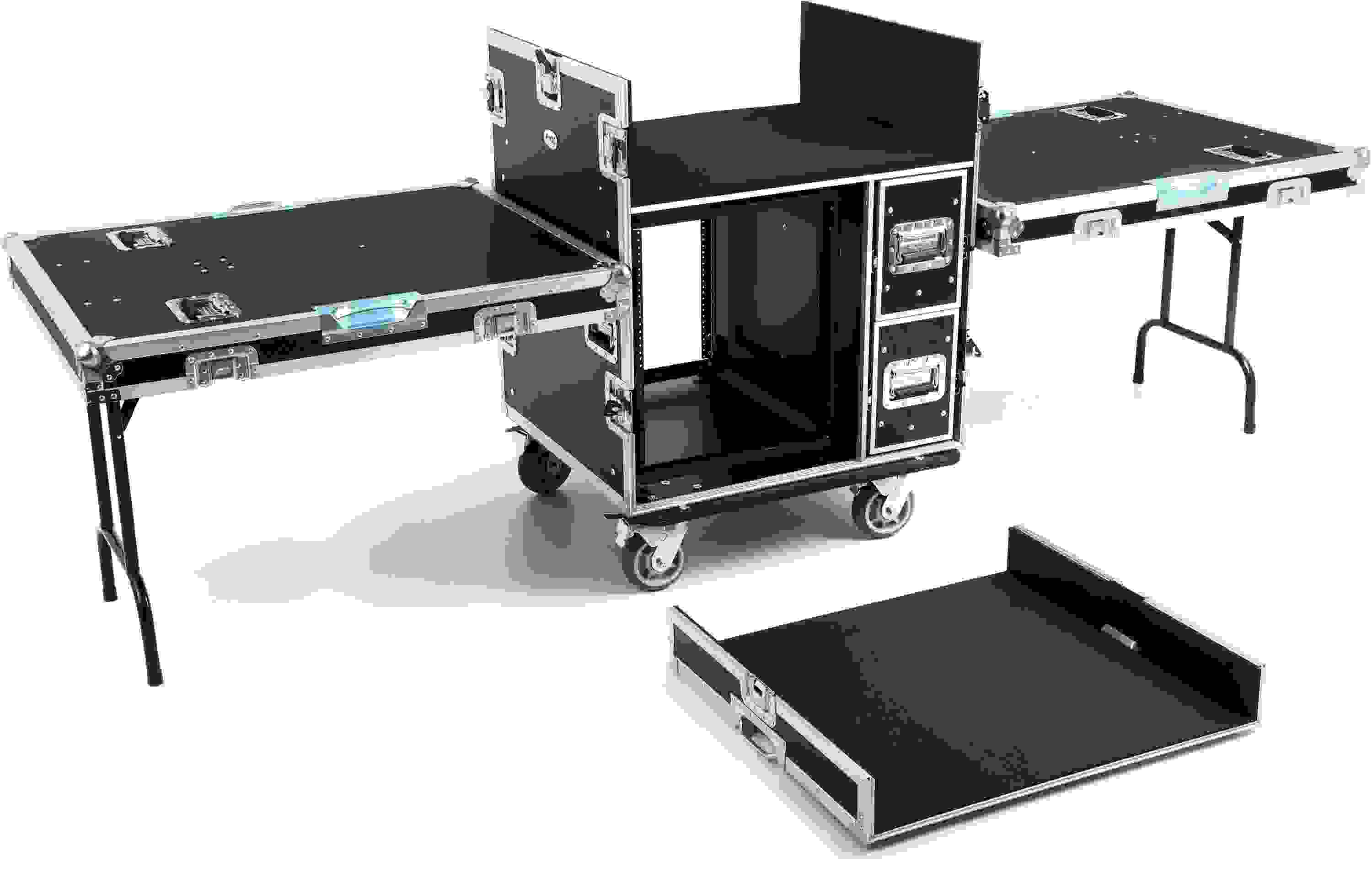 ProX XSBRANCO12U2DW Flightstyle FOH Mixing Console Case Sweetwater