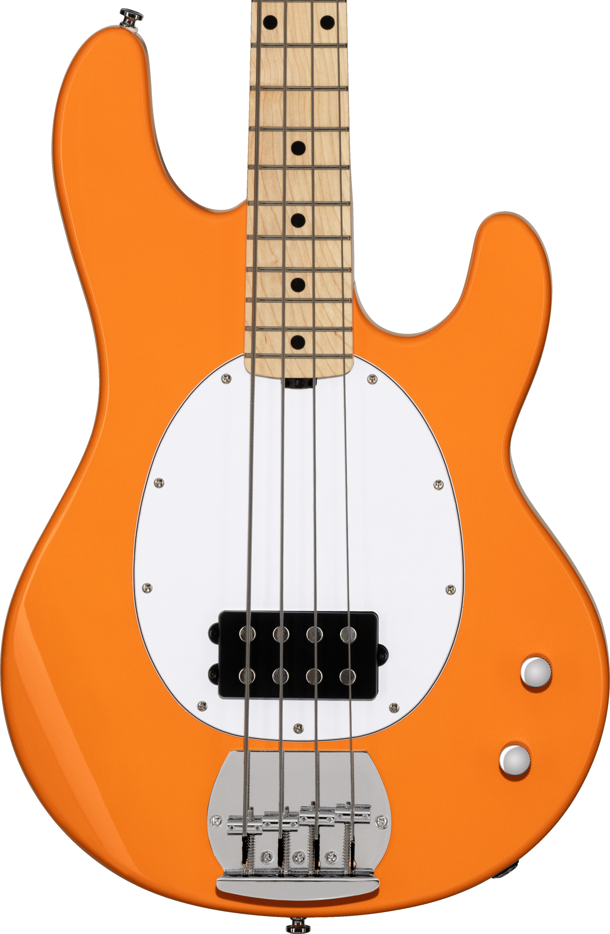 Sterling By Music Man Intro Series Stingray Bass Guitar Sunrise Orange Sweetwater