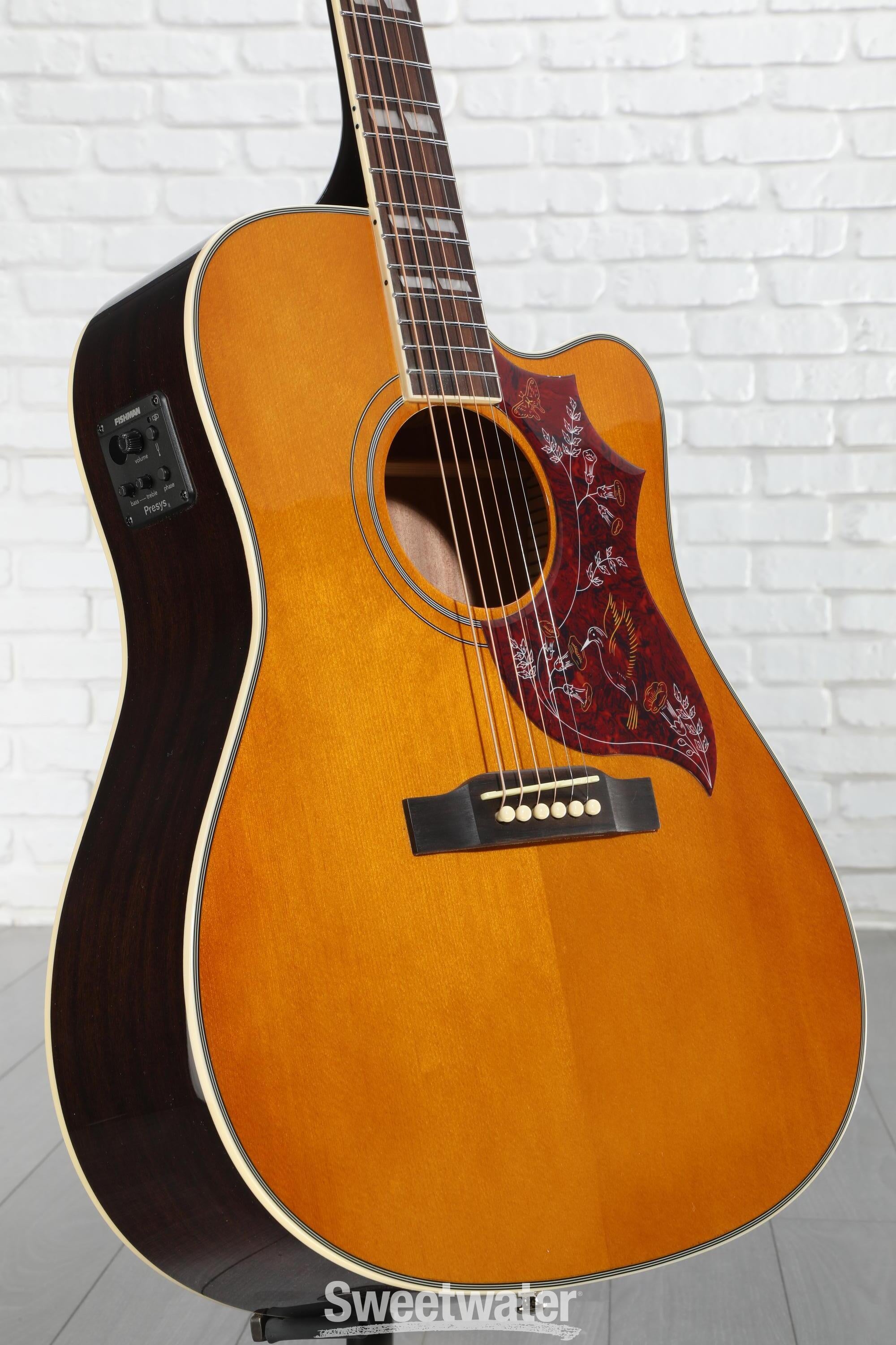 Epiphone Hummingbird Studio EC Acoustic-electric Guitar - Antique