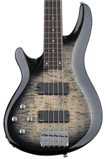 Photo of Schecter C-5 Plus 5-string Left-handed Bass Guitar - Charcoal Burst
