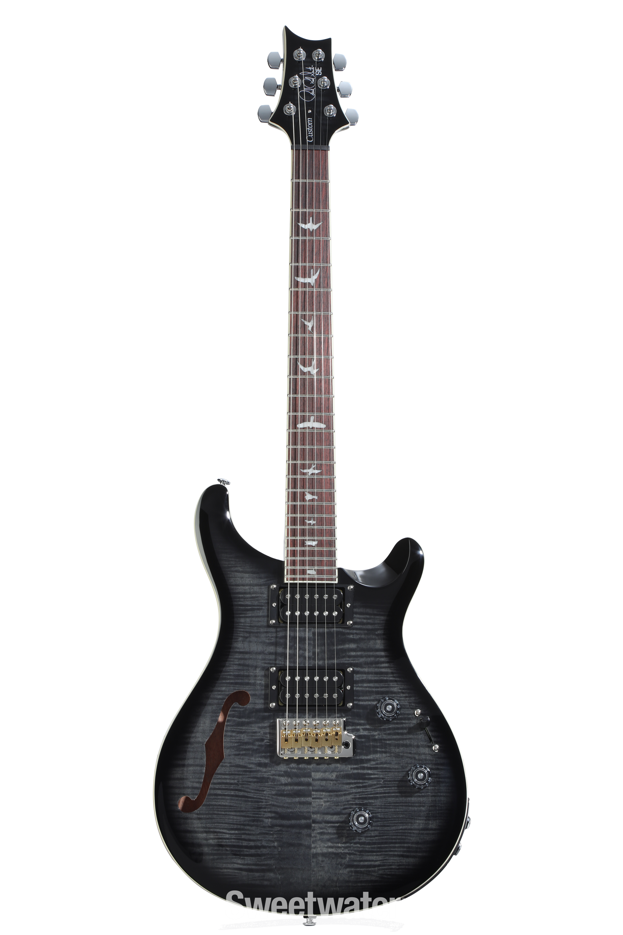 ギター PRS guitar SE custom Amazon.com: PRS SE Custom 24 Semi-Hollow Piezo, Charcoal