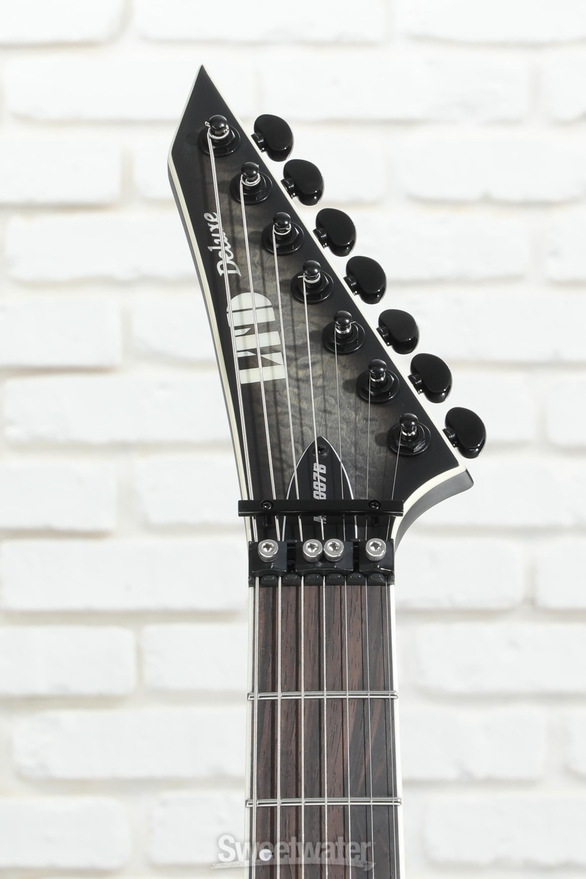 ESP LTD M-1007B 7-string Baritone Electric Guitar - Charcoal ESP LTD M-1007B 7-string Baritone Electric Guitar - Charcoal