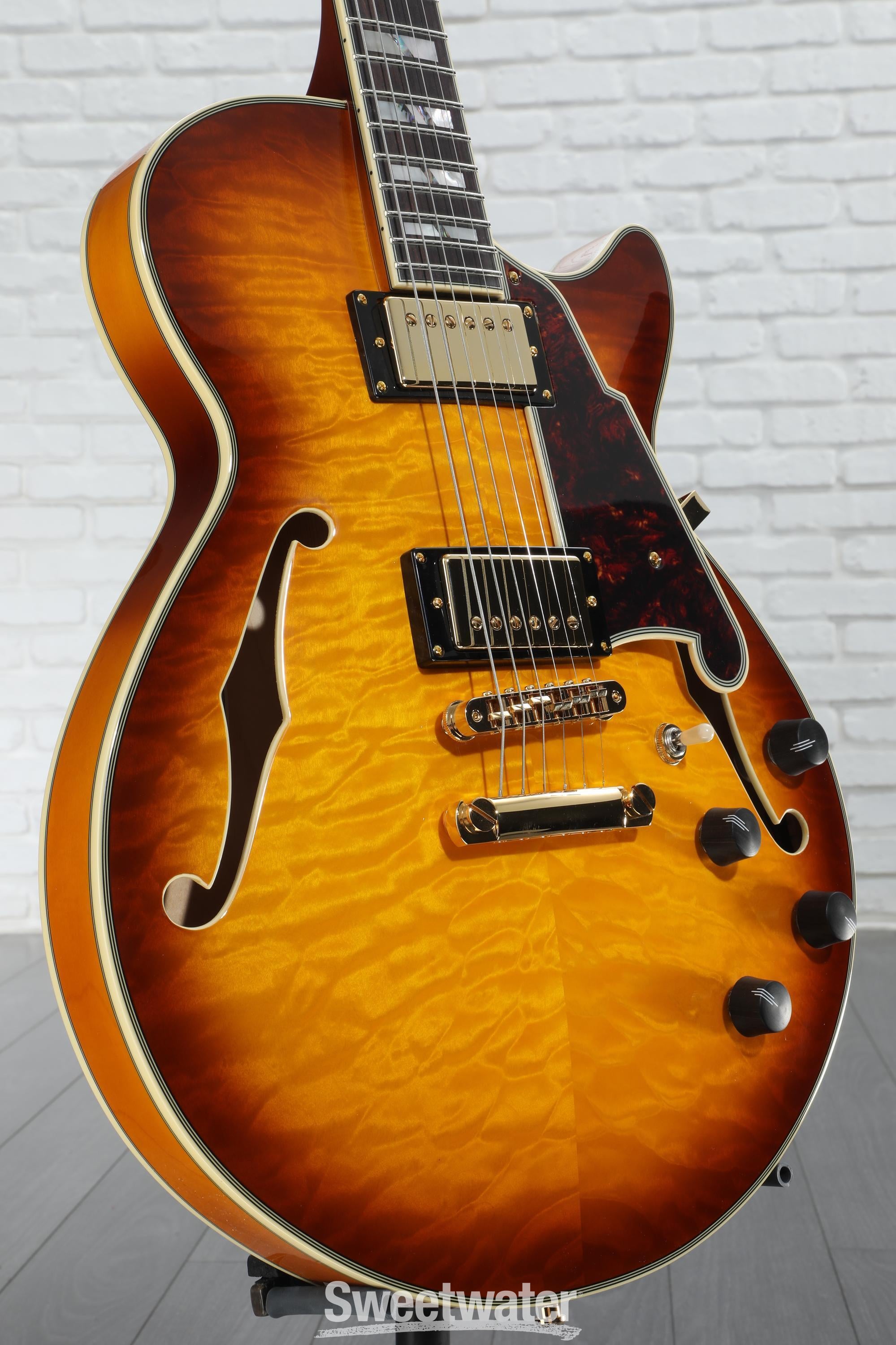 D'Angelico Excel SS サンバースト ギター ハードケース付 D'Angelico Excel SS XT Semi-hollowbody Electric Guitar