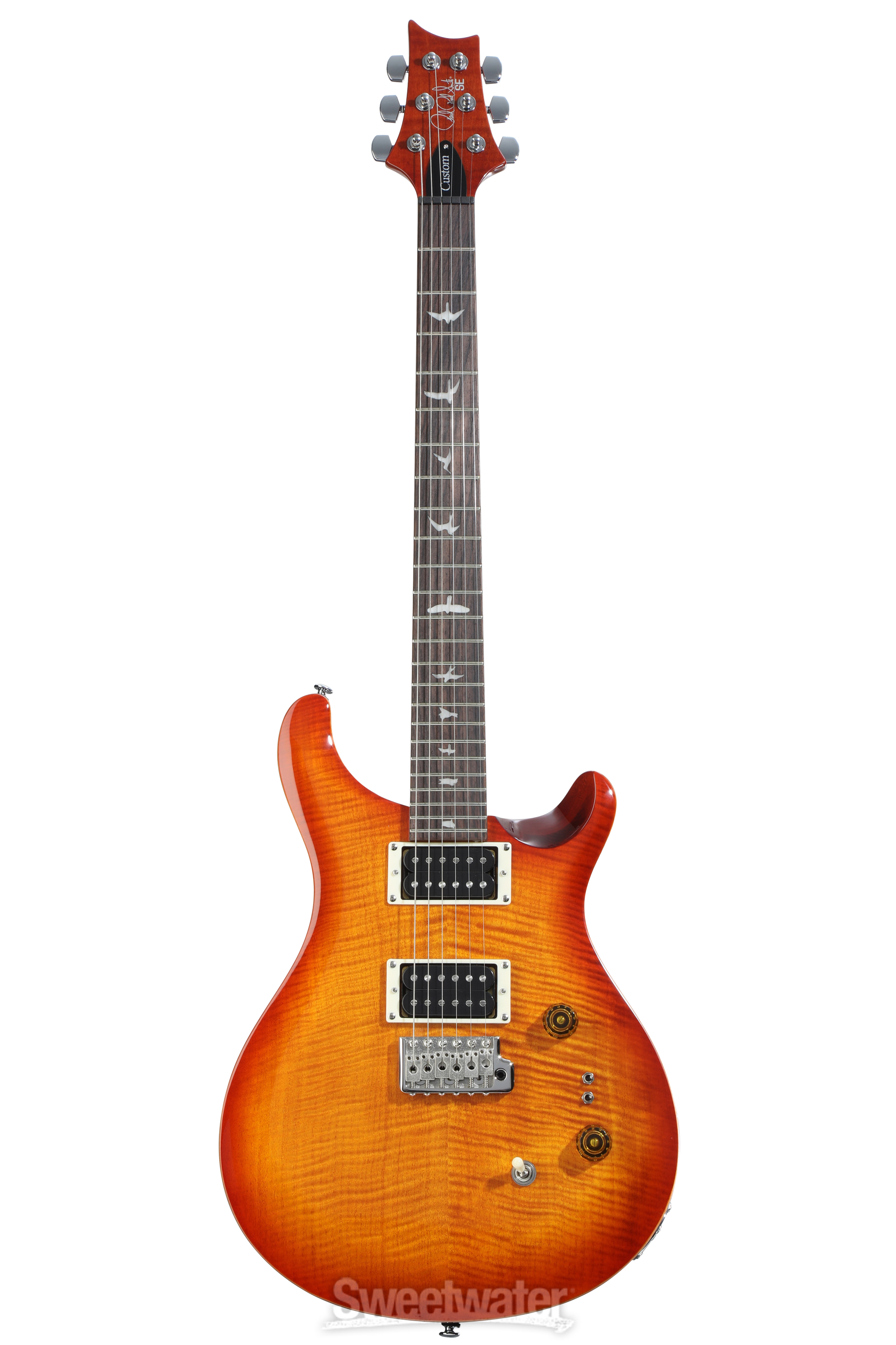 PRS SE Custom 24 サンバースト PRS SE Custom 24-08 Electric Guitar - Vintage Sunburst | Sweetwater