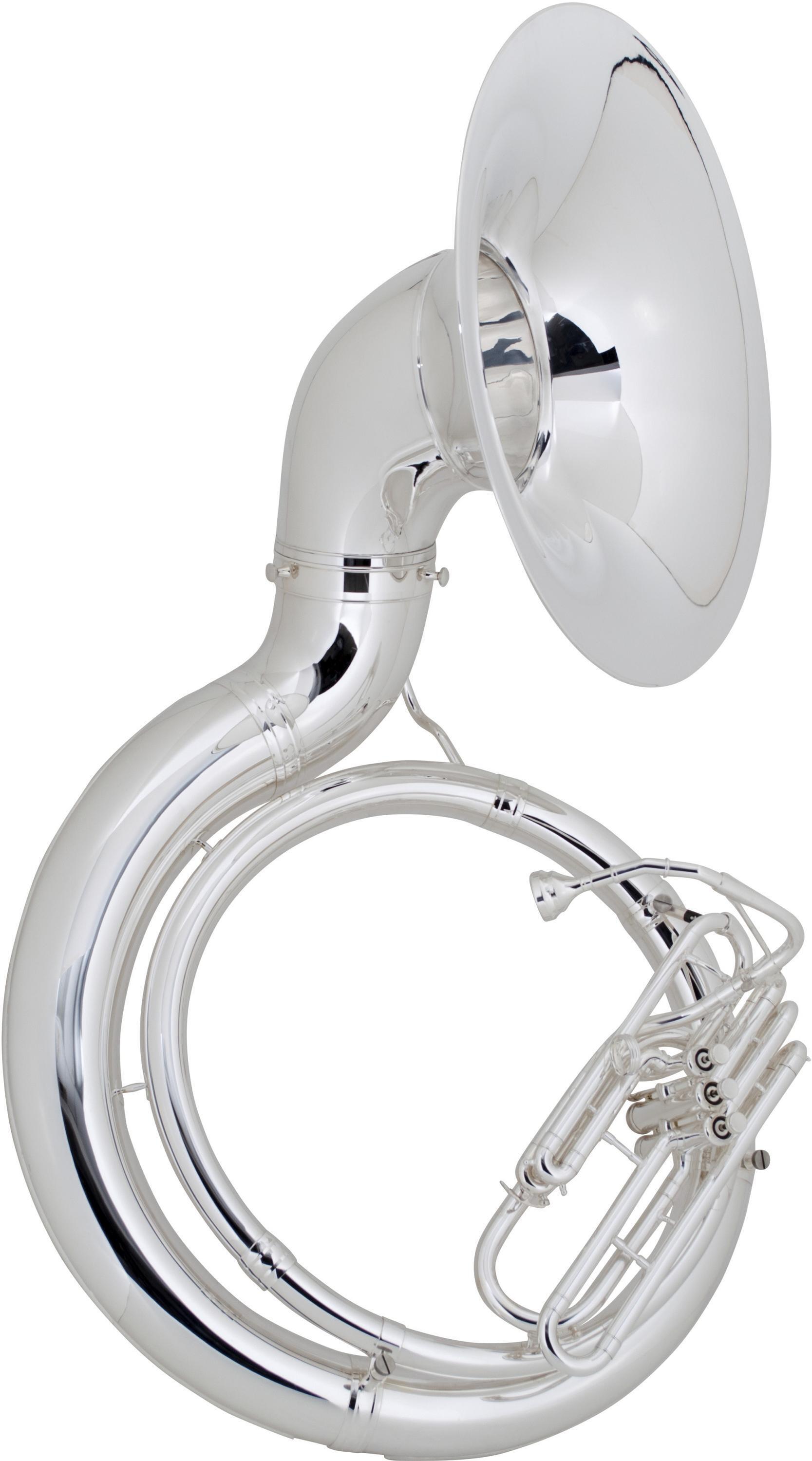 Photo of King 2350 BBb Sousaphone - Silver Pated with Case