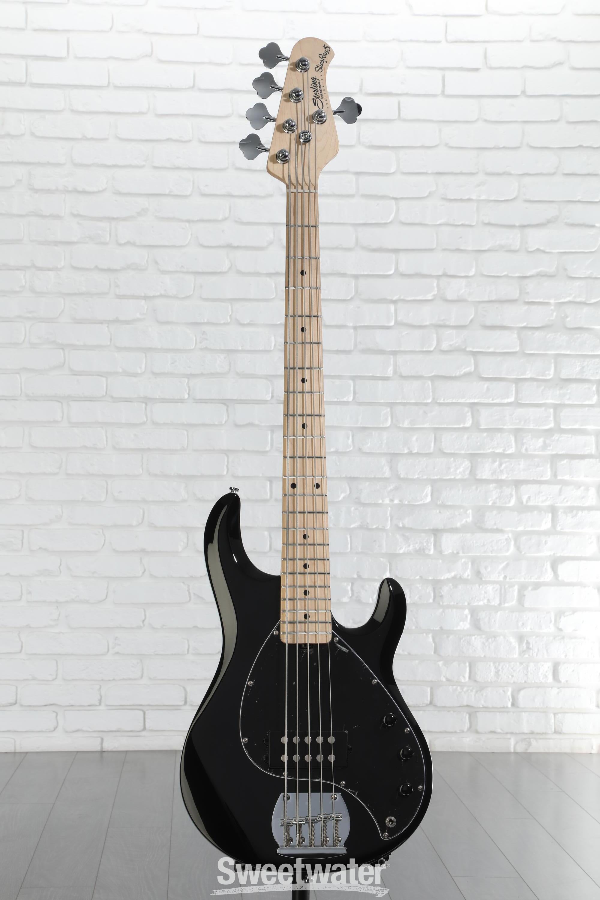 Sterling By Music Man StingRay RAY5 Bass Guitar - Black