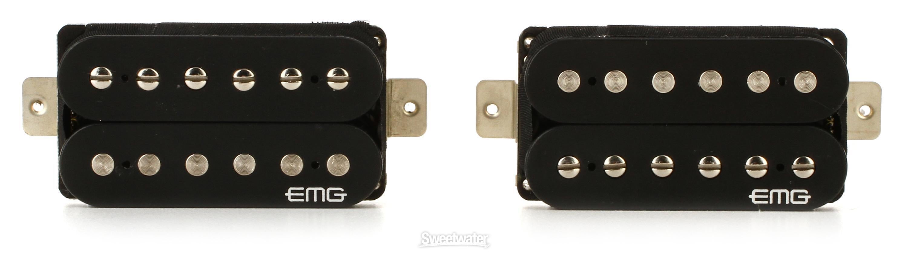 EMG Fat 55 Active Humbucker 2-piece Pickup Set - Black | Sweetwater