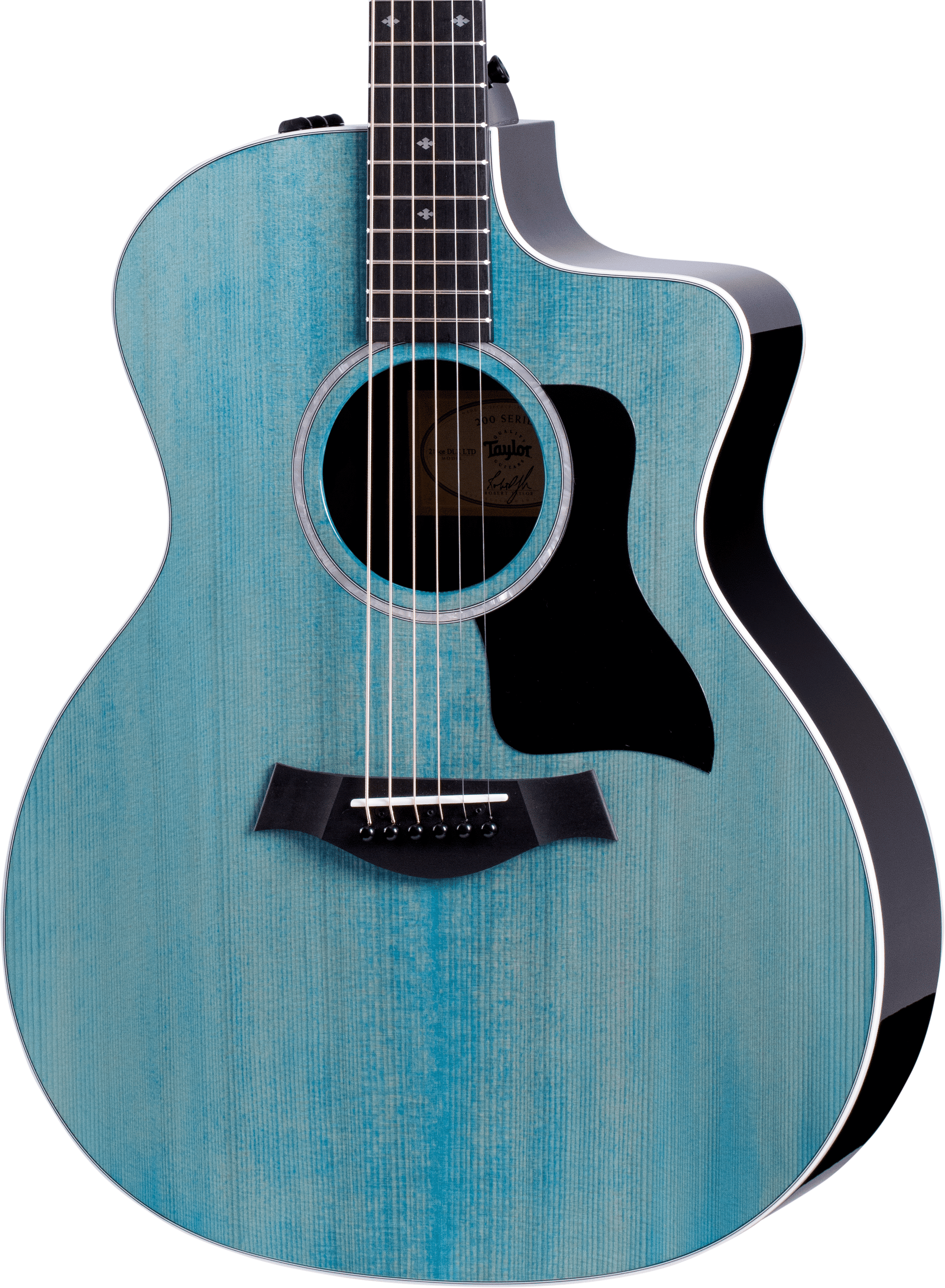 Taylor 214ce DLX LTD Acoustic-electric Guitar - Trans Blue