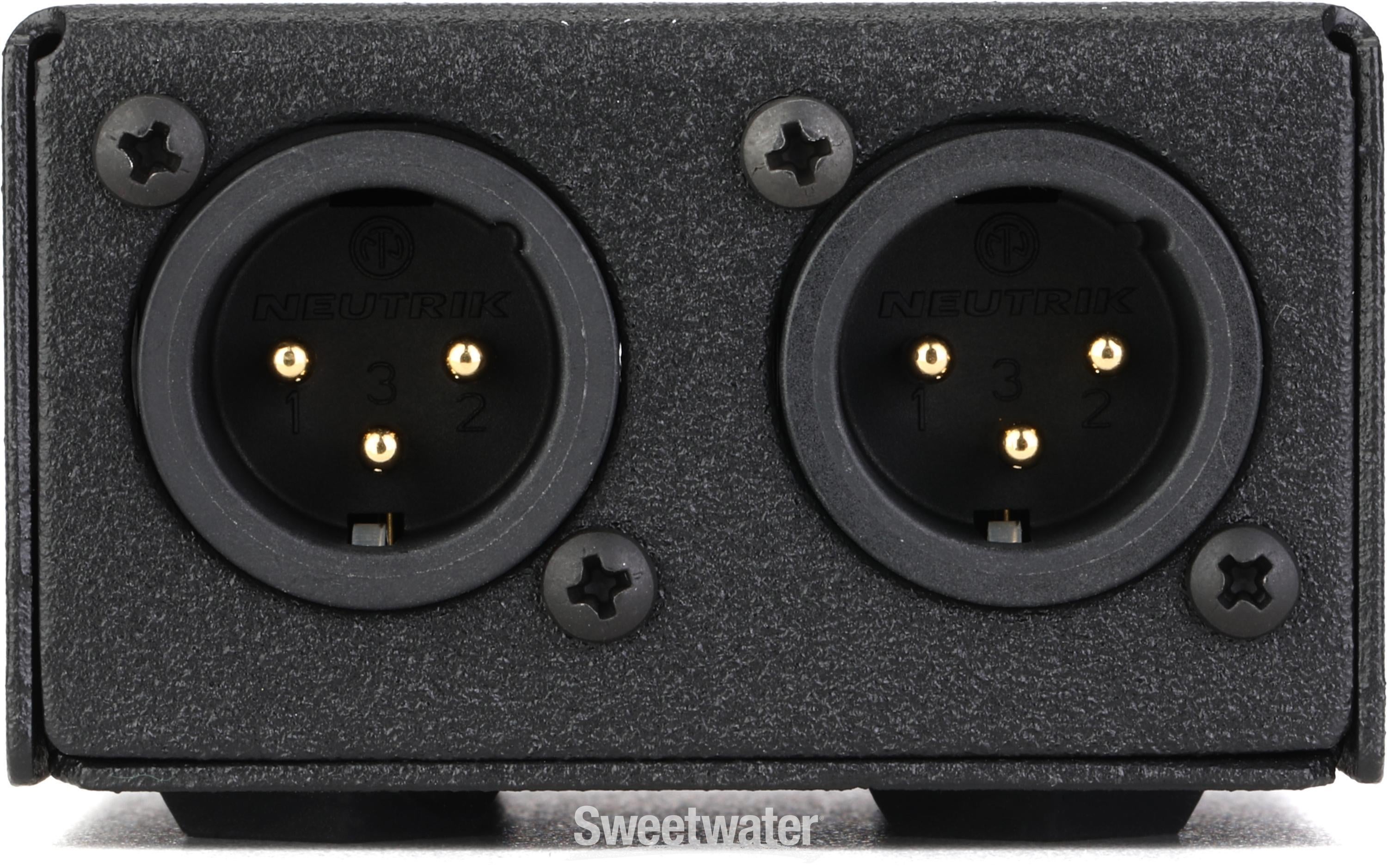 Whirlwind Splitter 1X2 SP1X2 マイクスプリッター Whirlwind SP1X2 1 In 2 Out IMP Microphone Splitter | Sweetwater