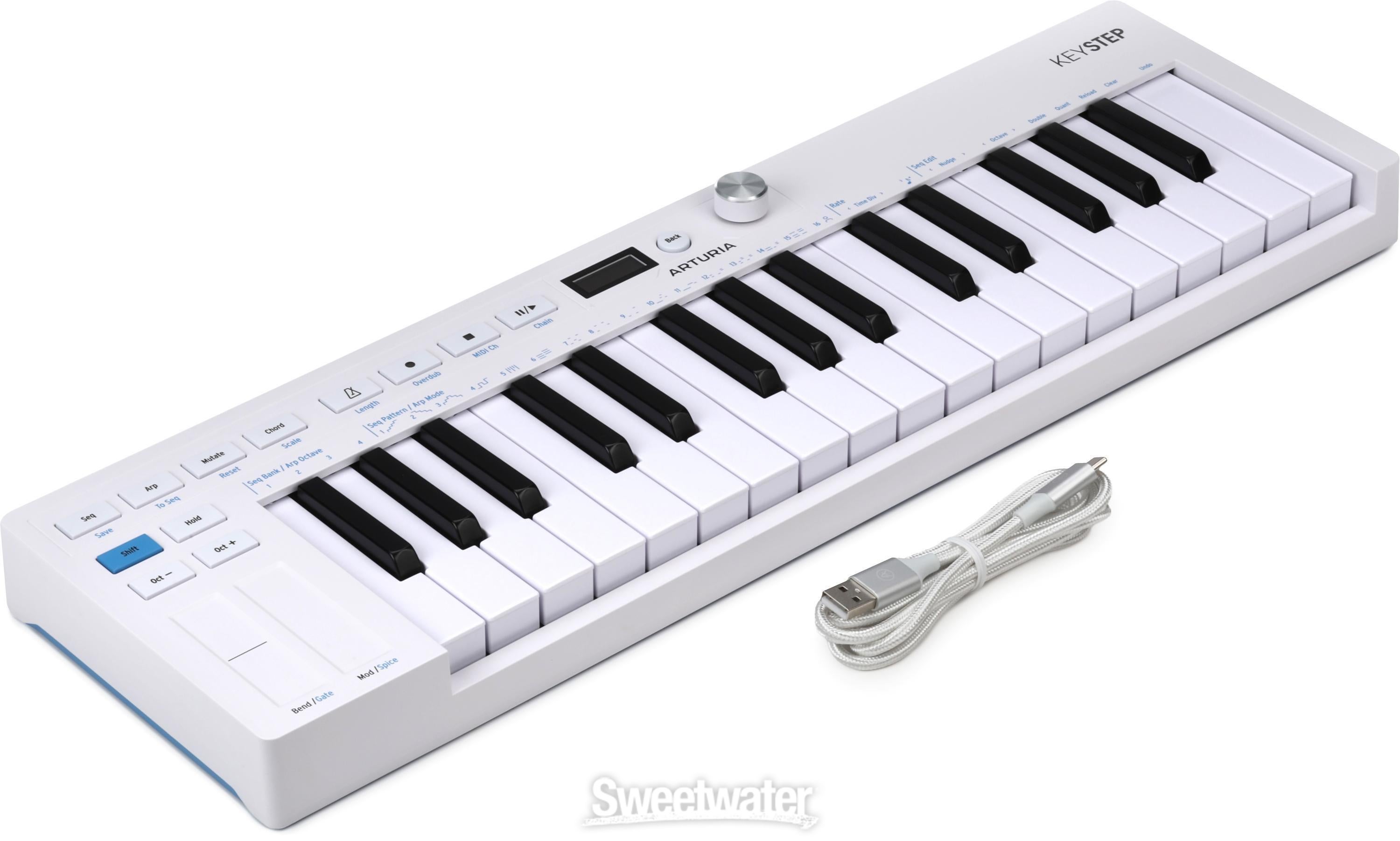 Arturia KeyStep Mk2 32-key Controller & Sequencer - White | Sweetwater