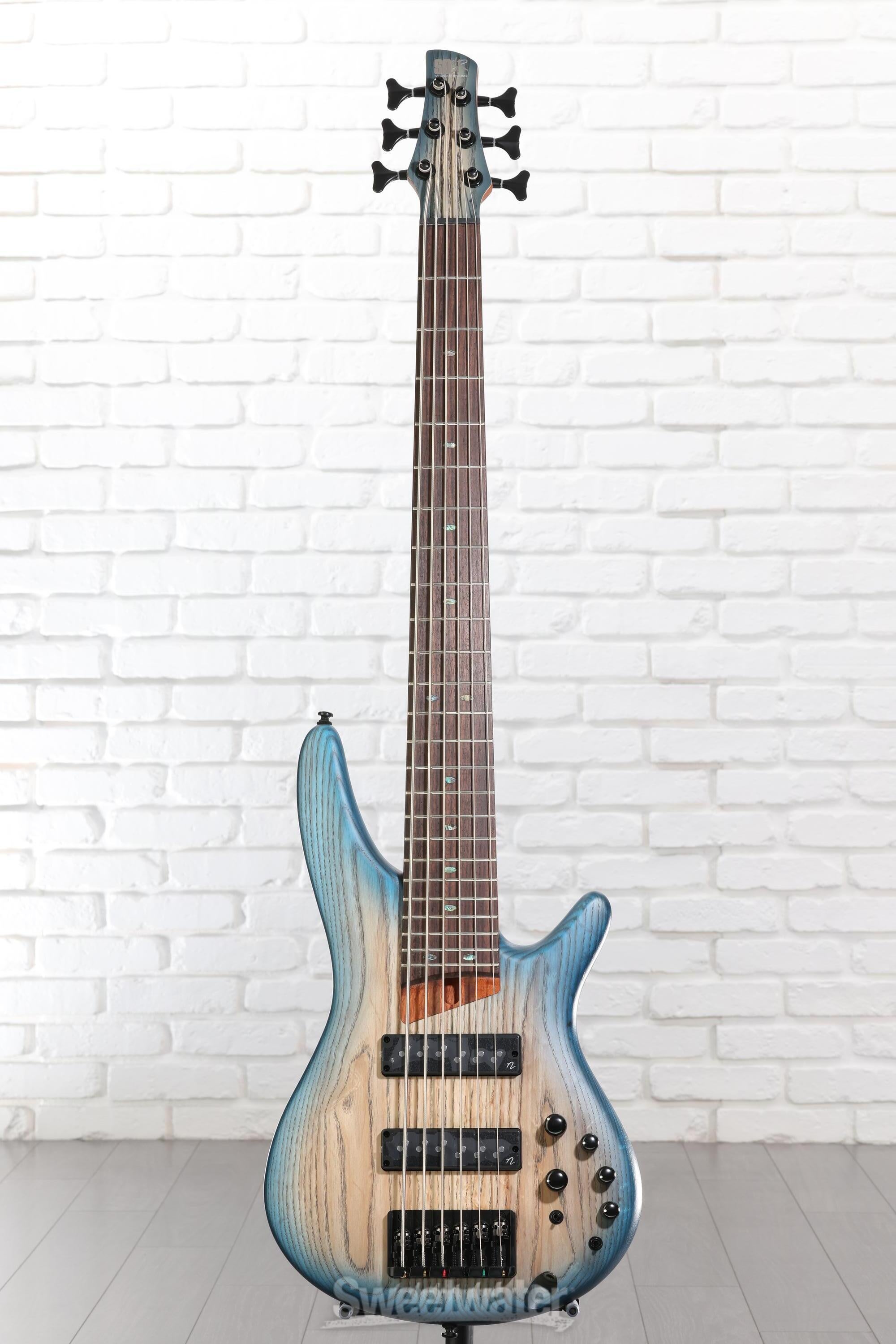 Ibanez Standard SR606E Bass Guitar - Cosmic Blue Starburst Flat
