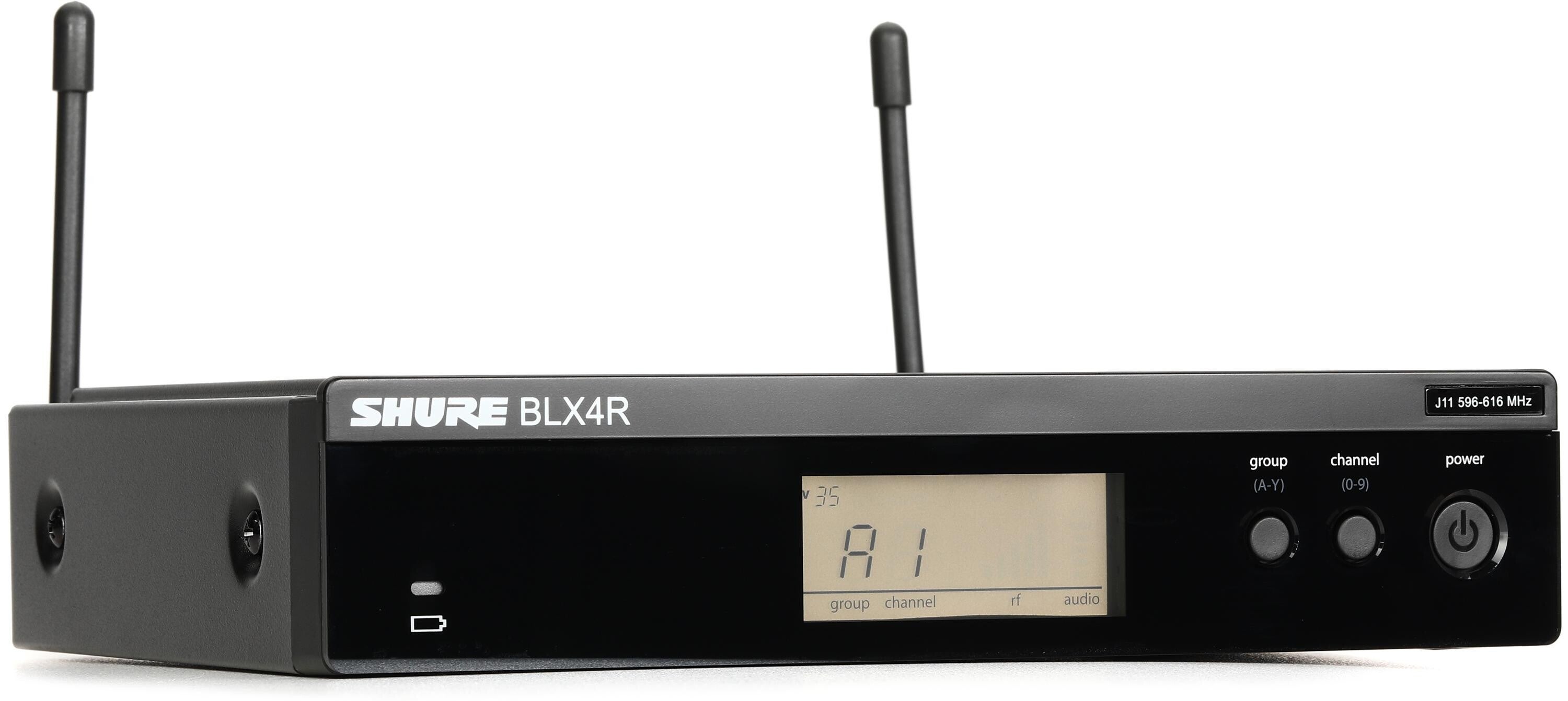 Shure BLX4R Wireless Receiver - J11 Band | Sweetwater