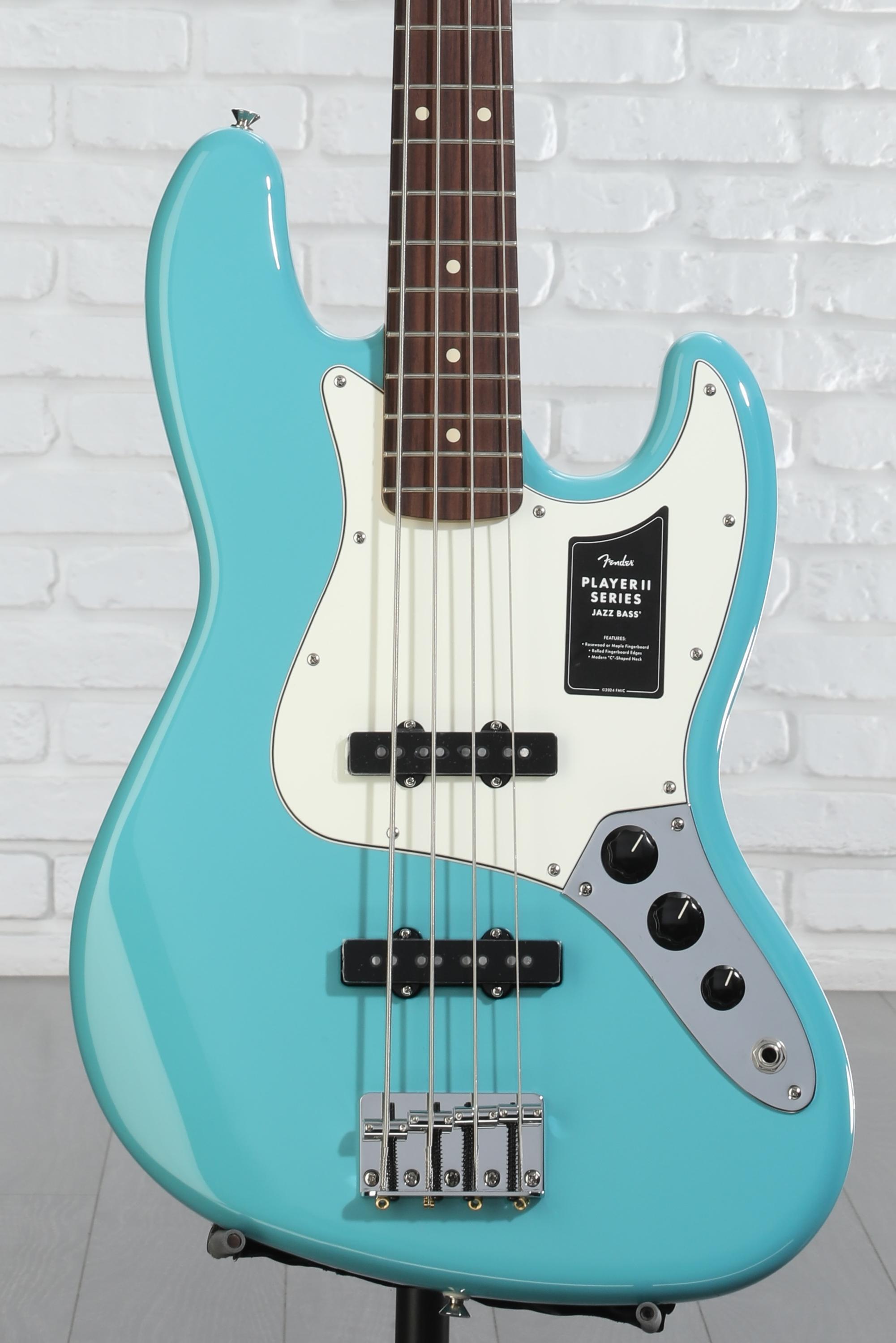 ベース Fender Player II Jazz Bass Aquatone Blue Fender Player II Jazz Bass - Aquatone Blue #32906 – Empire Music