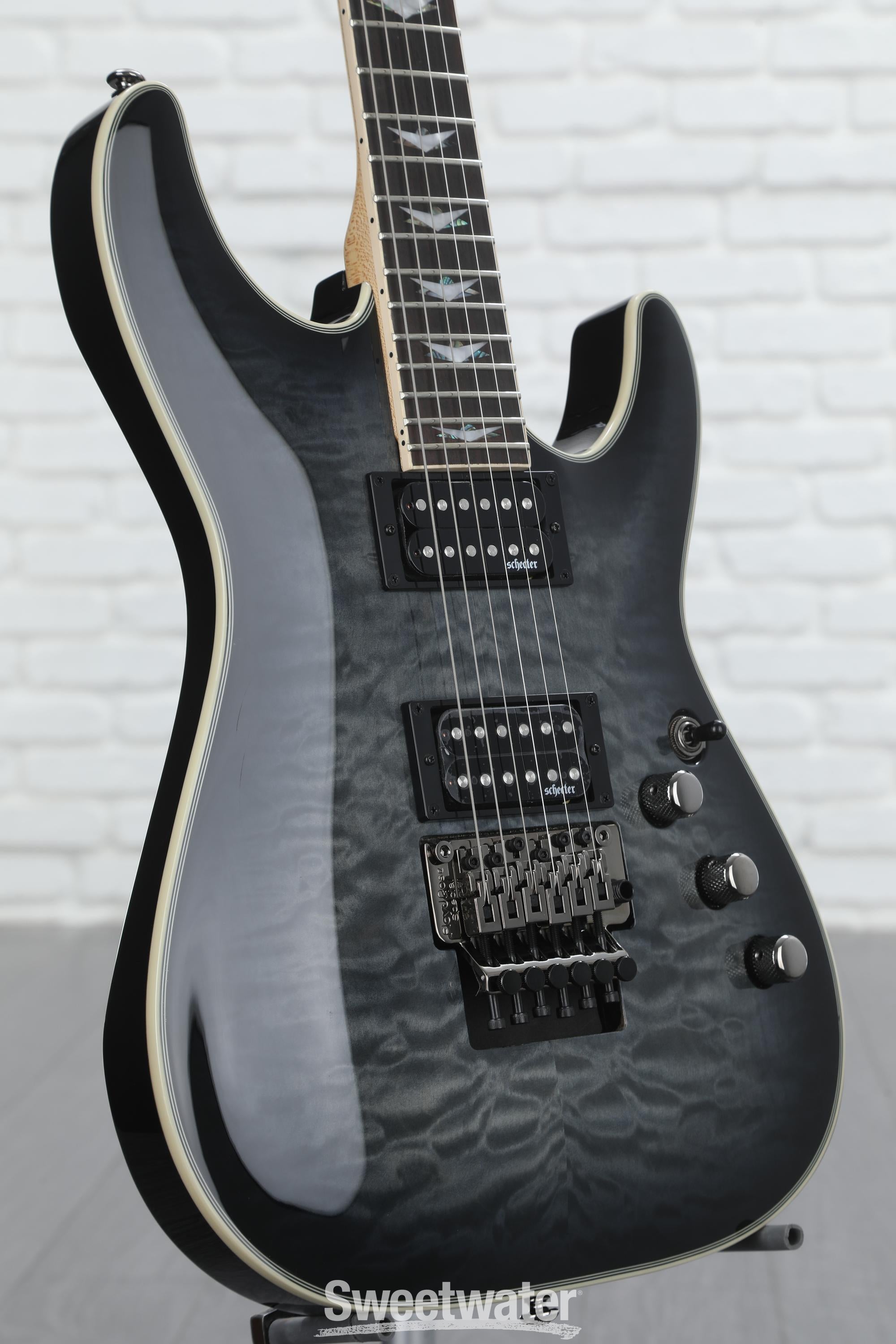 Schecter Omen Extreme-6 FR Electric Guitar - See-Thru Black