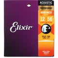 Photo of Elixir Strings 16077 Nanoweb Phosphor Bronze Acoustic Guitar Strings - .012-.056 Medium Light