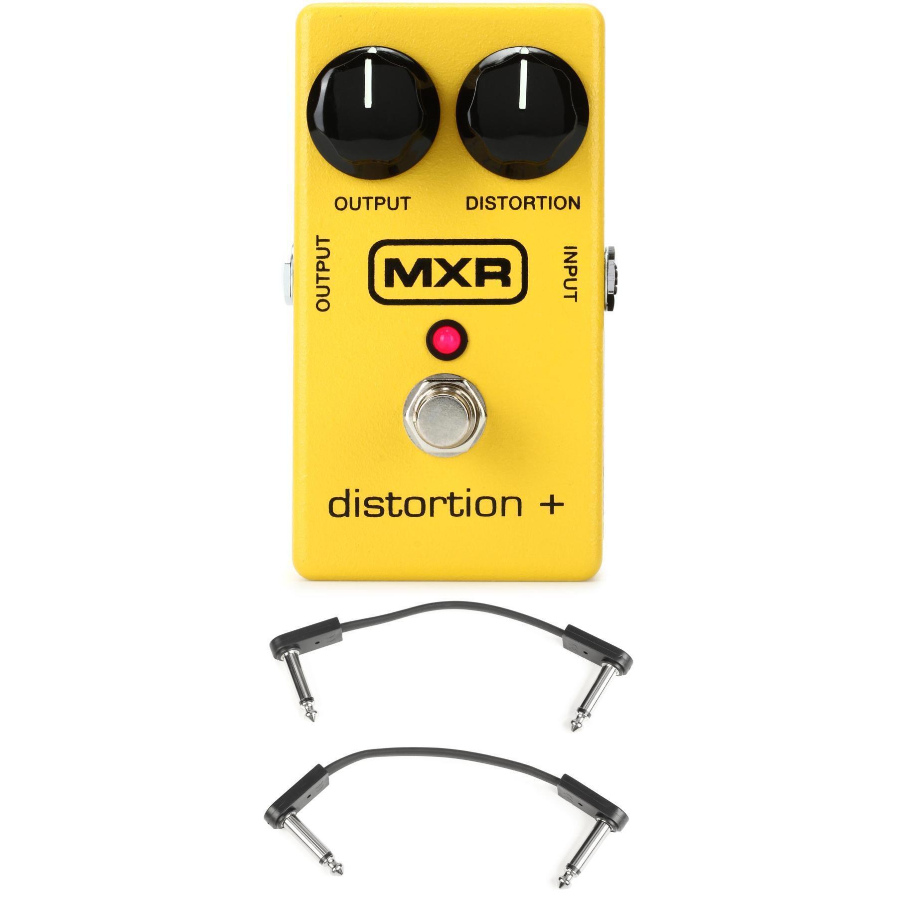 【美品】MXR M104 Distortion+ MXR M104 Distortion+ Pedal with EBS Patch Cables | Sweetwater