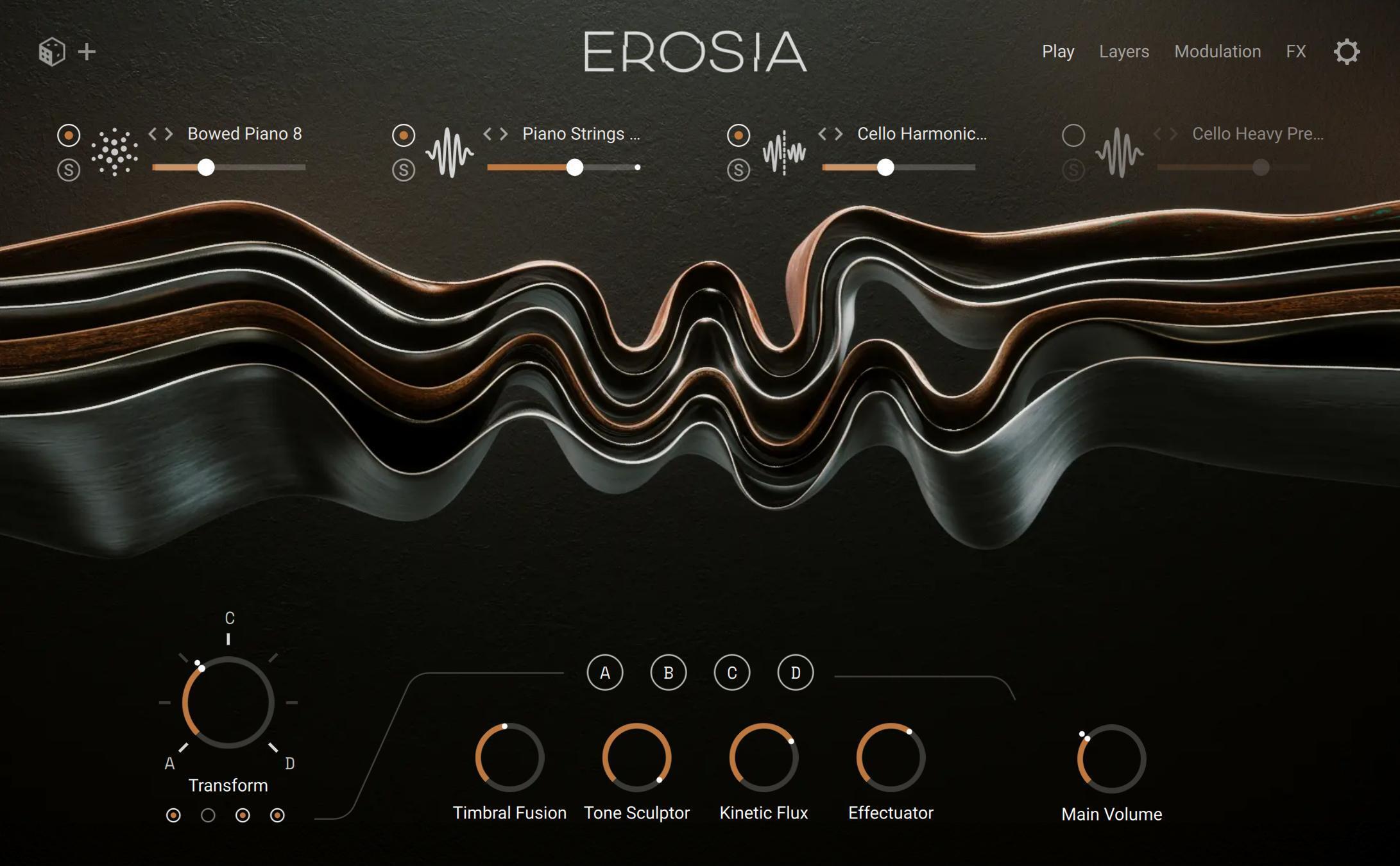 Photo of Native Instruments Erosia Cinematic Soundscape Synthesizer Virtual Instrument