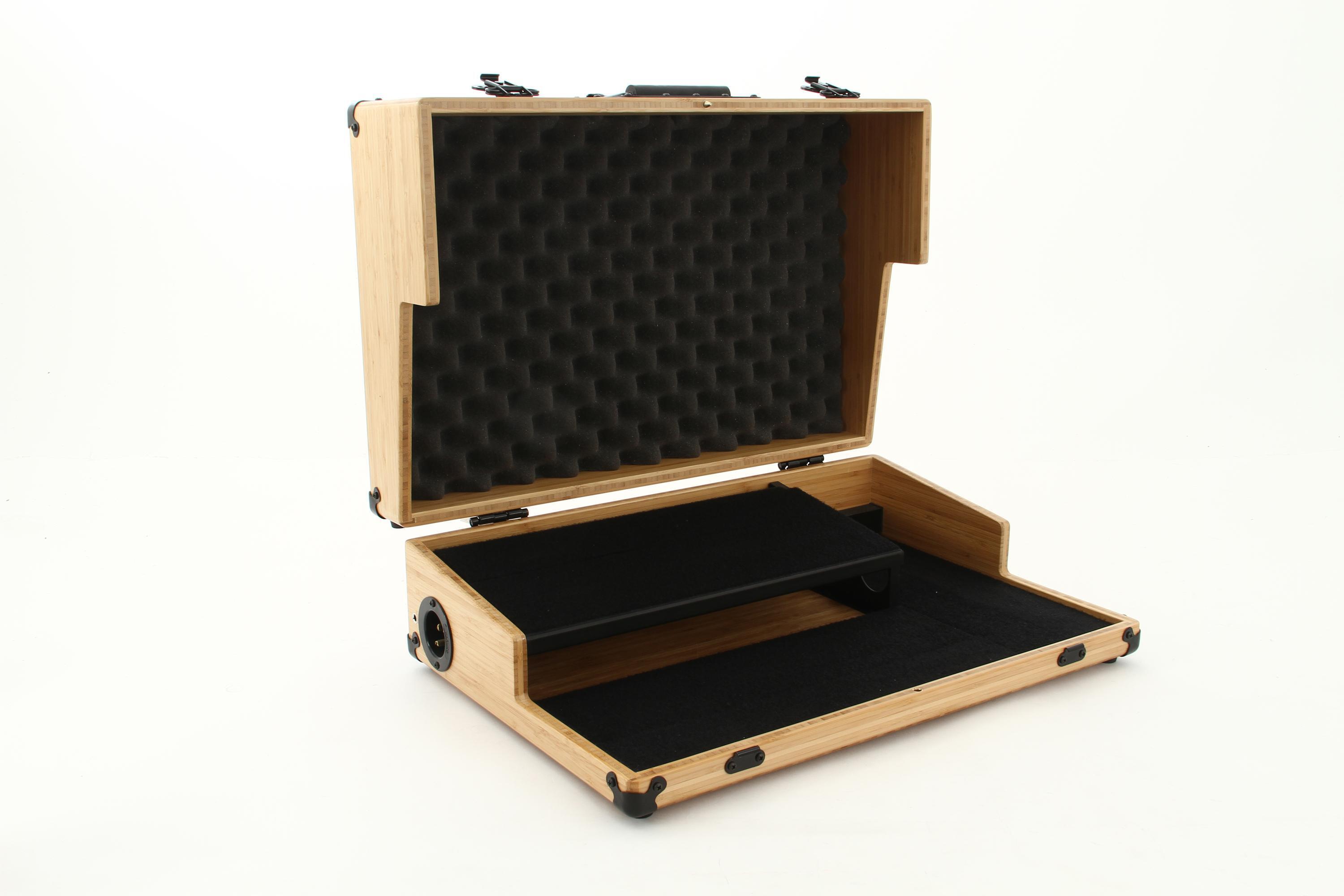 BoiceBox T-21HT Bamboo Pedal Board with Lid - 21