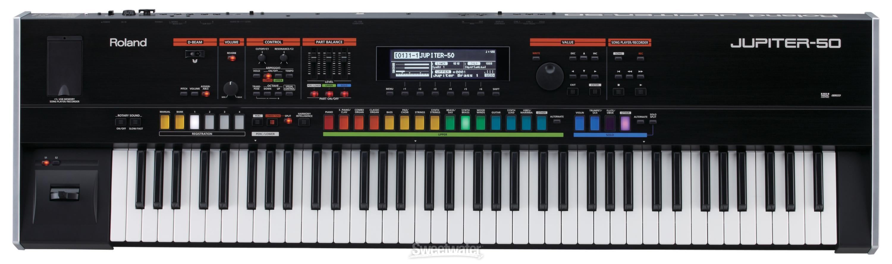 Roland Jupiter-50 76-Key Synthesizer