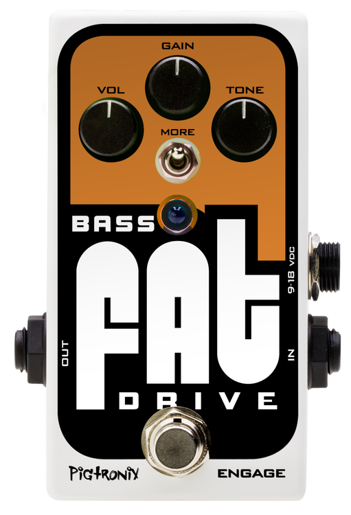 Pigtronix Bass FAT Drive Overdrive / Distortion Pedal | Sweetwater