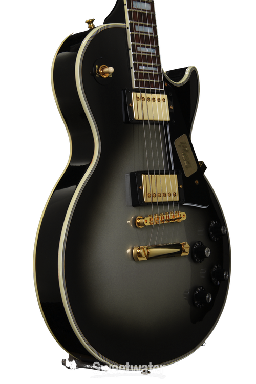 いーば Gibson custom shop les paul Gibson Custom Les Paul Custom - Silverburst | Sweetwater