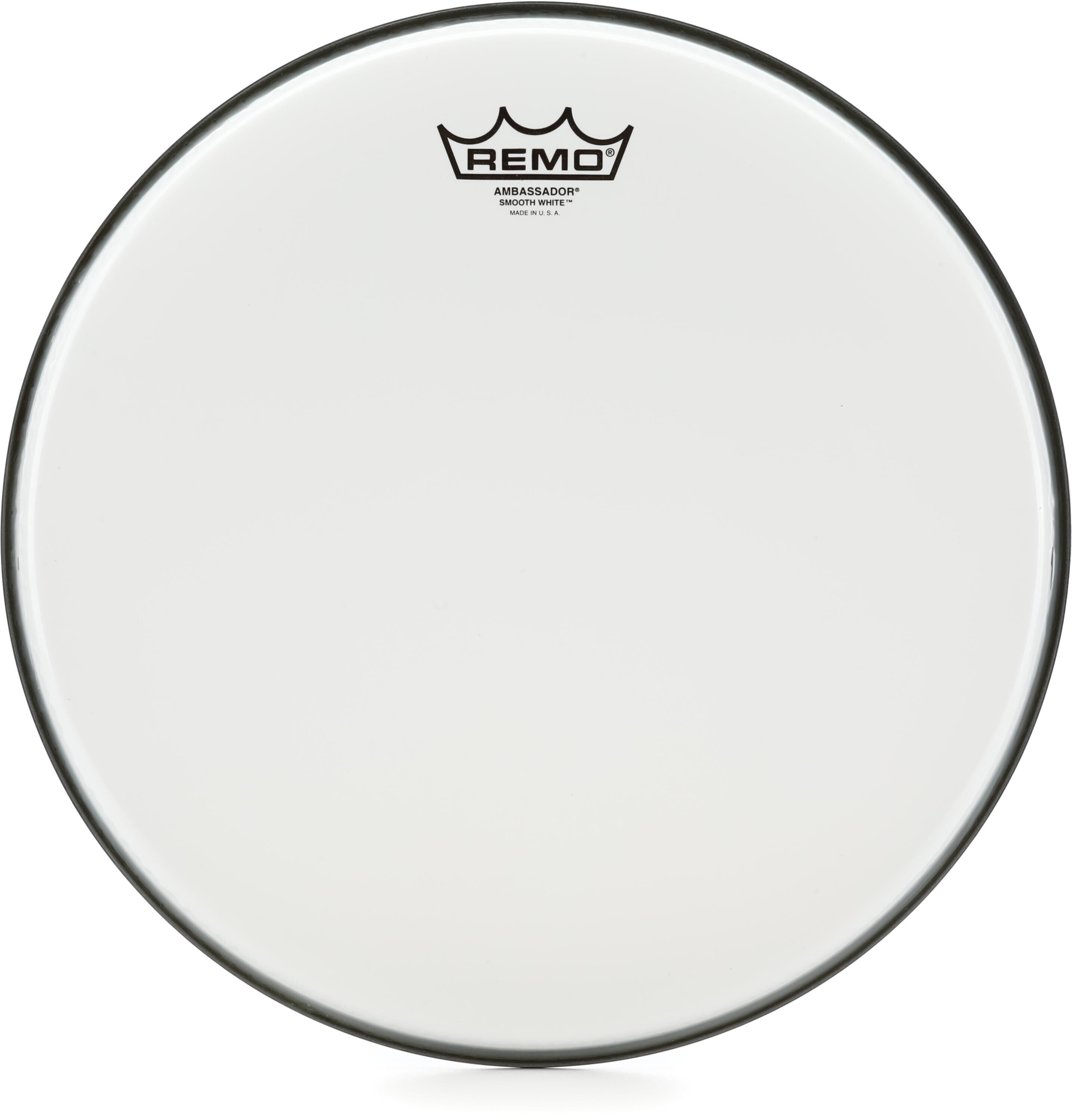 Photo of Remo Ambassador Smooth White Drumhead - 13-inch