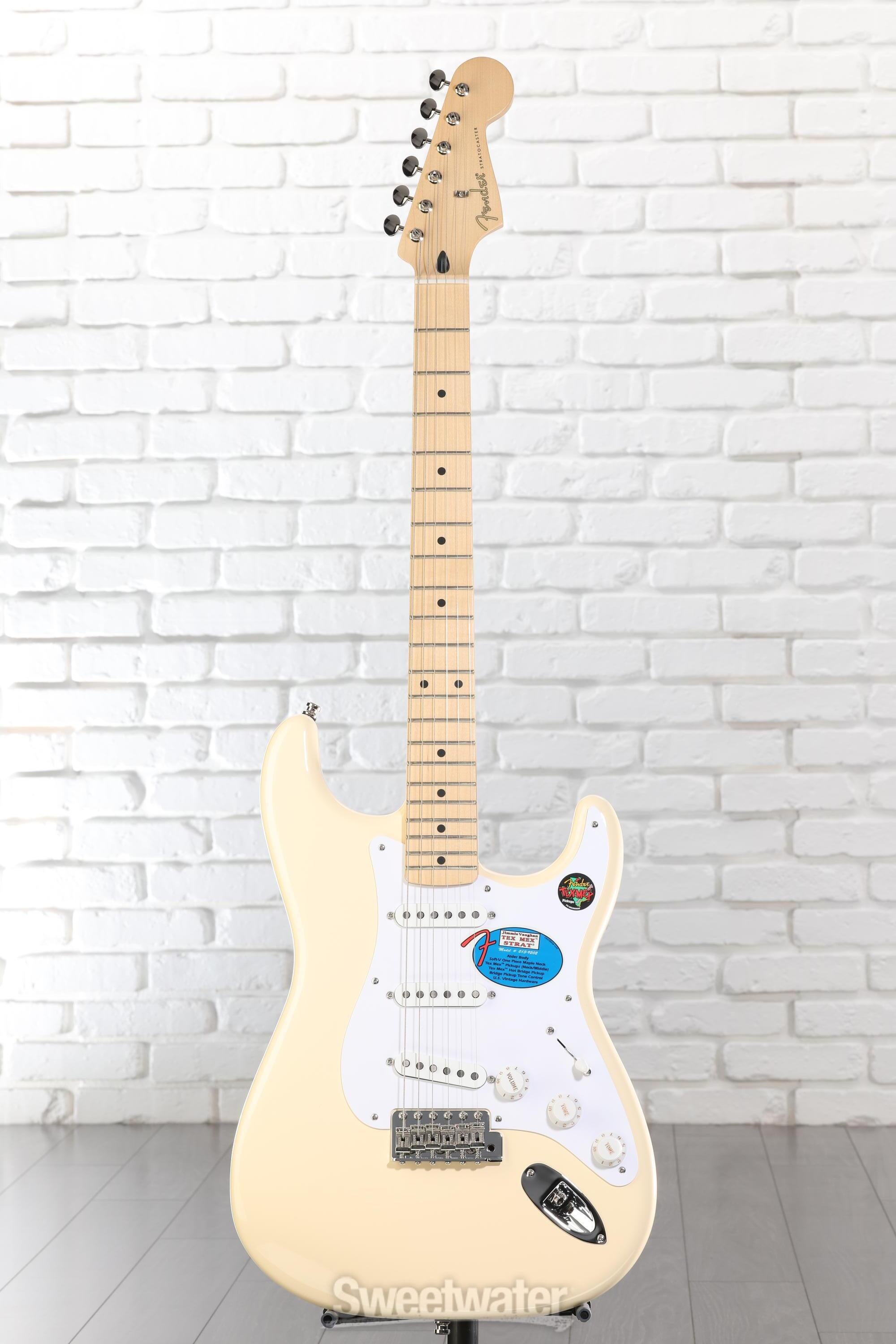 Fender Jimmie Vaughan Tex-Mex Stratocaster - Olympic White with