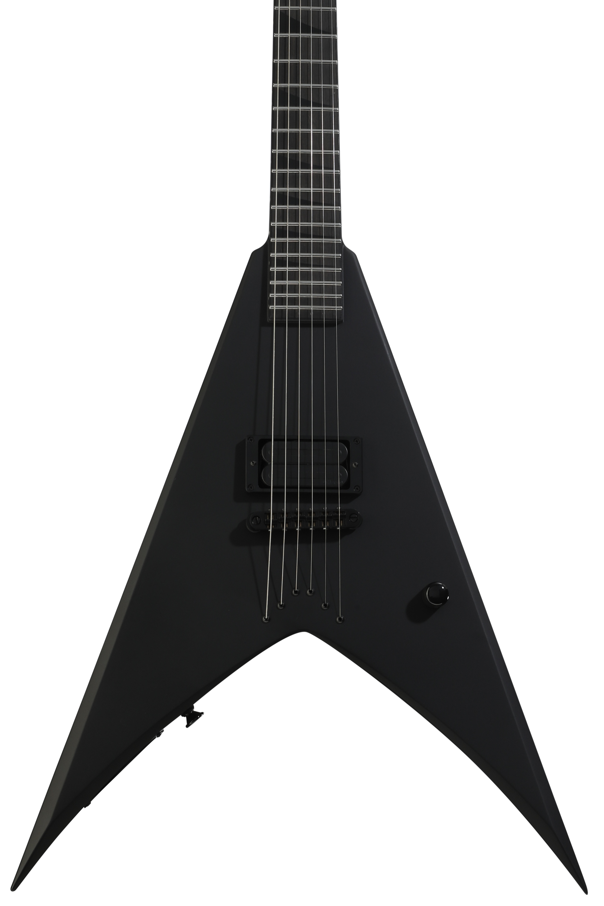 Jackson Custom Shop King V Electric Guitar - Black Crackle