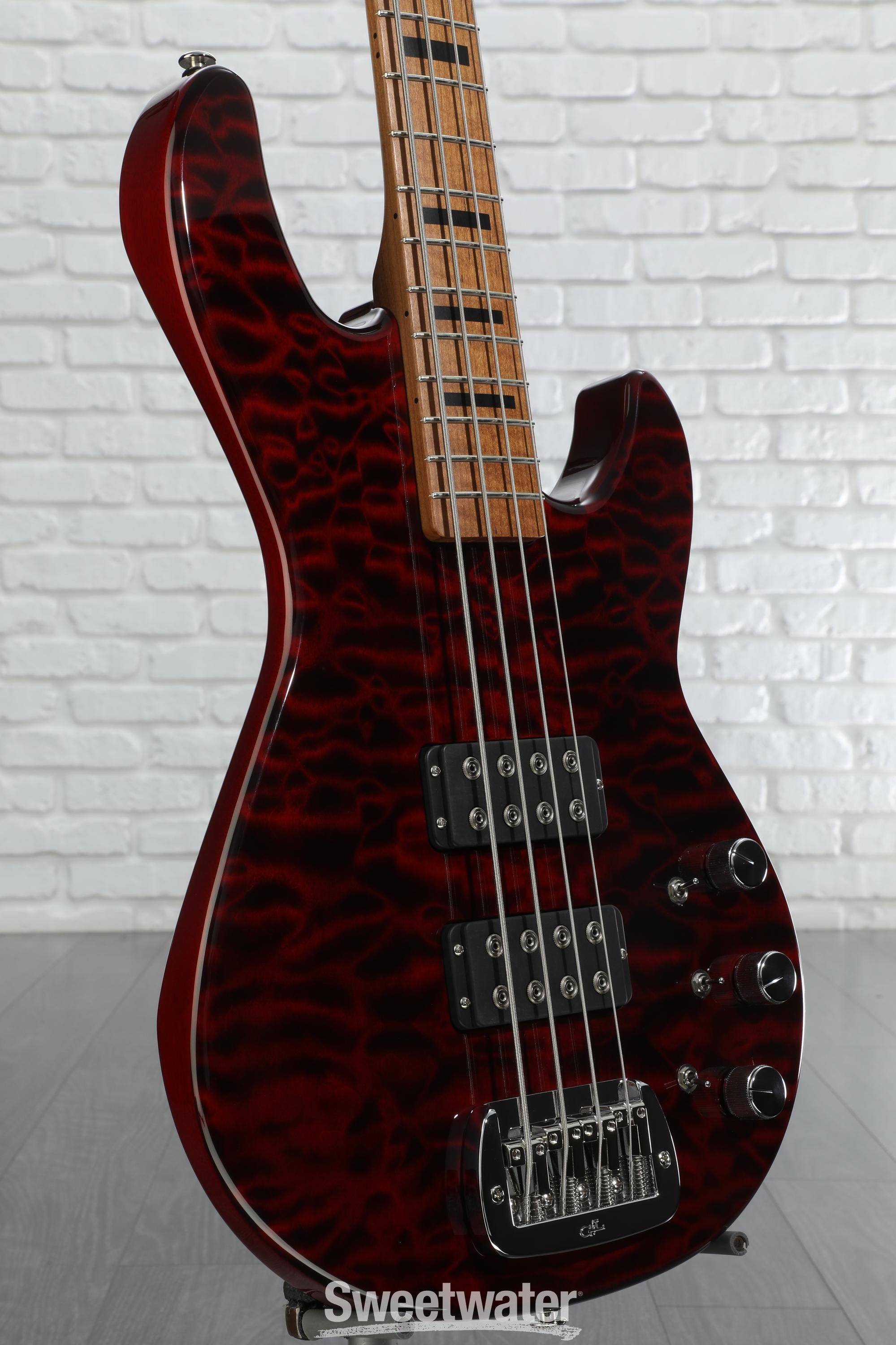 G&L Custom Shop CLF Research L-2000 RMC - Clear Red | Sweetwater