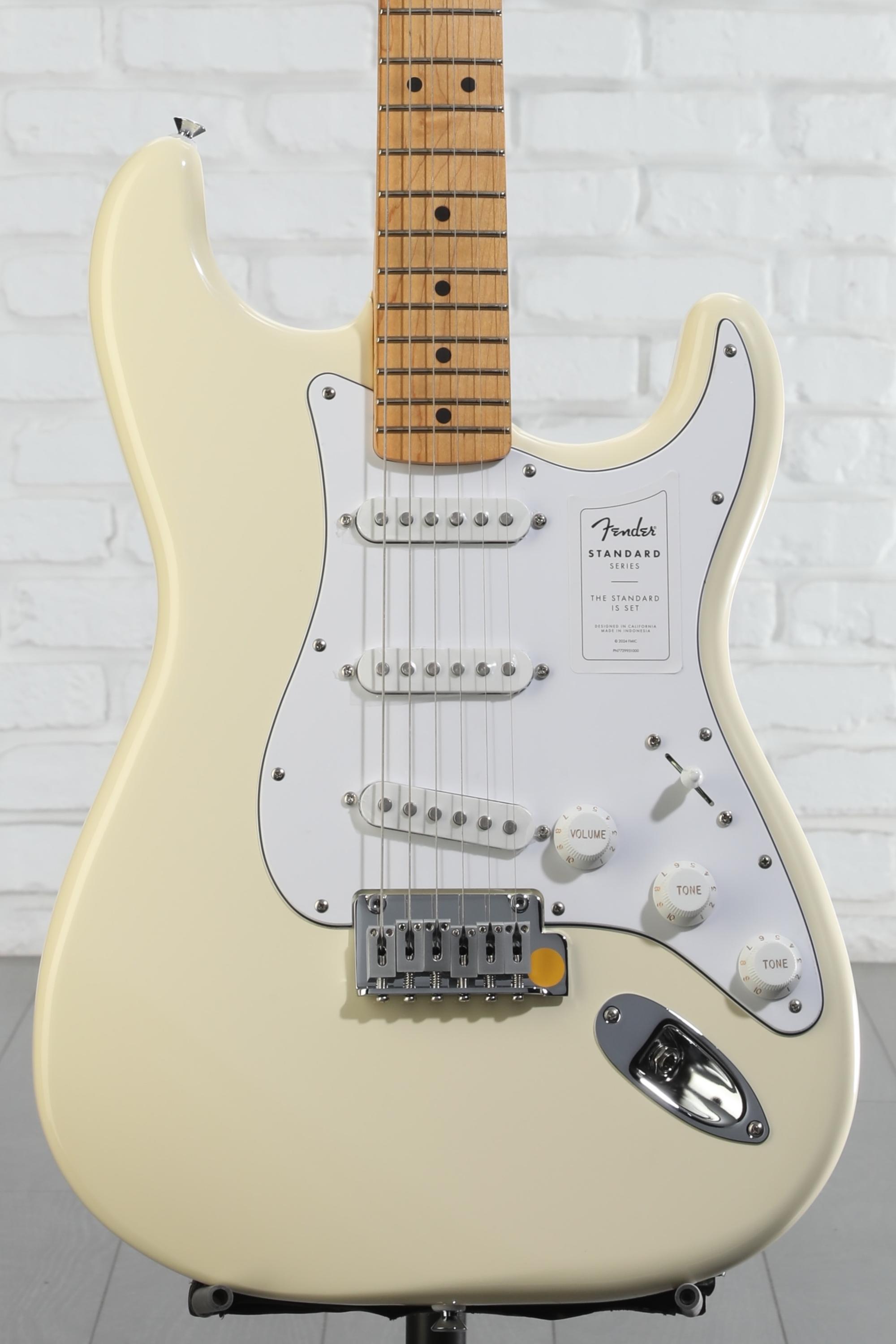 Fender Standard Stratocaster Electric Guitar - Olympic White