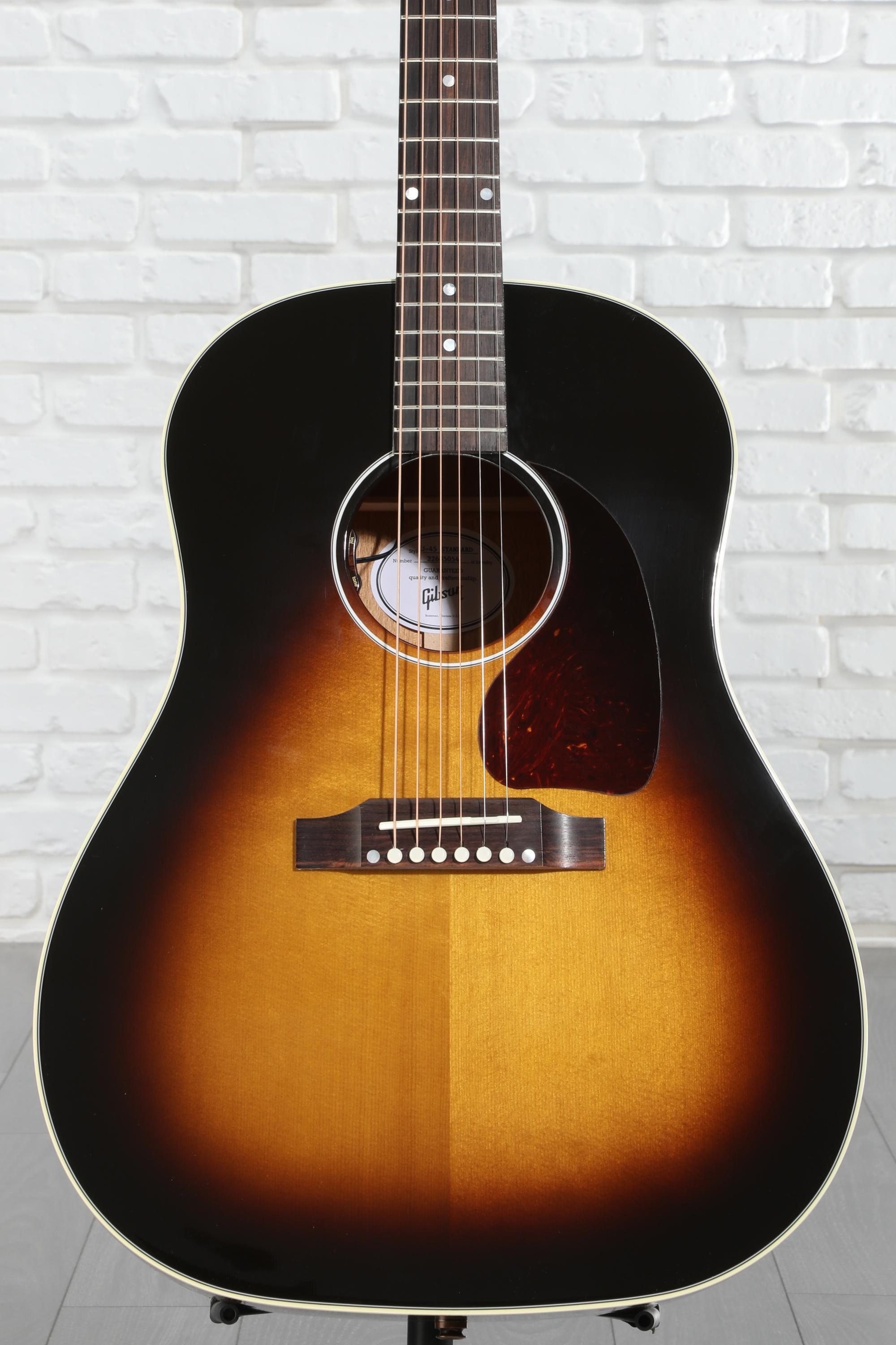 ギター Gibson J-45 Vintage Gibson J-45 Vintage Sunburst 1:4 Scale Mini Guitar Model – AXE