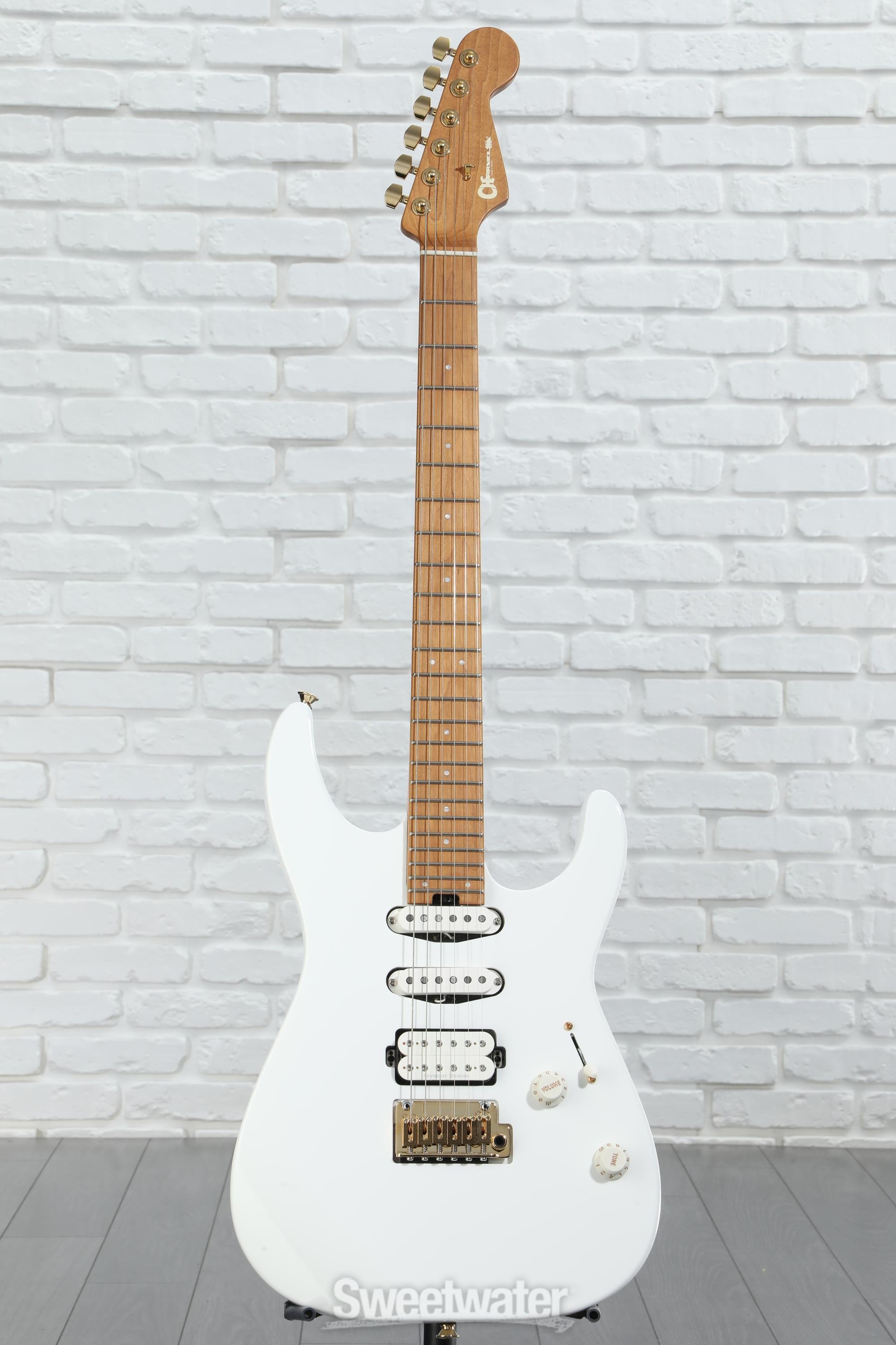 Charvel Pro-Mod DK24 HSS Electric Guitar - Snow White