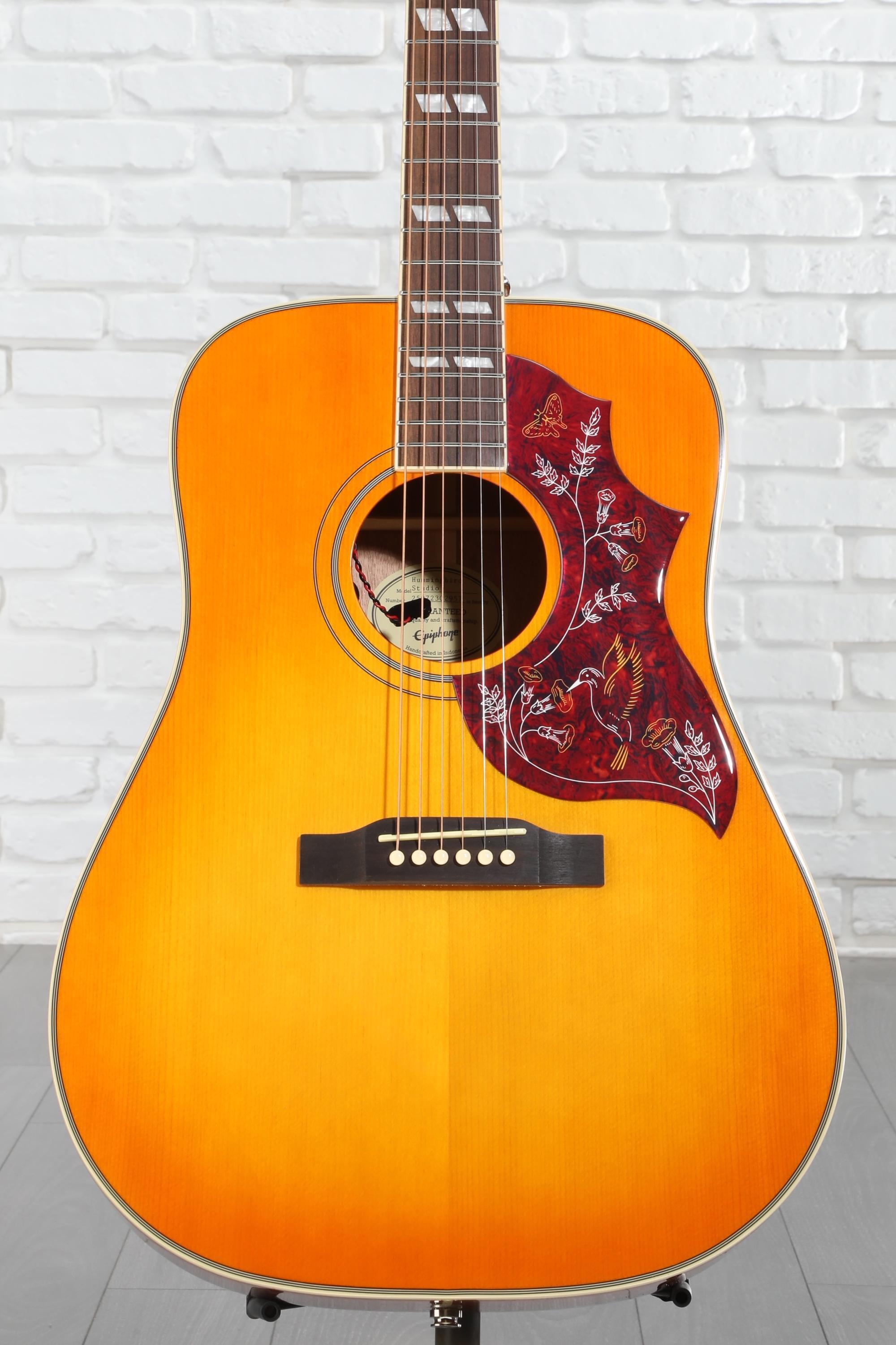 Epiphone Hummingbird Studio★美品送料無料★2nd品 Epiphone Hummingbird Studio Acoustic-electric Guitar - Heritage