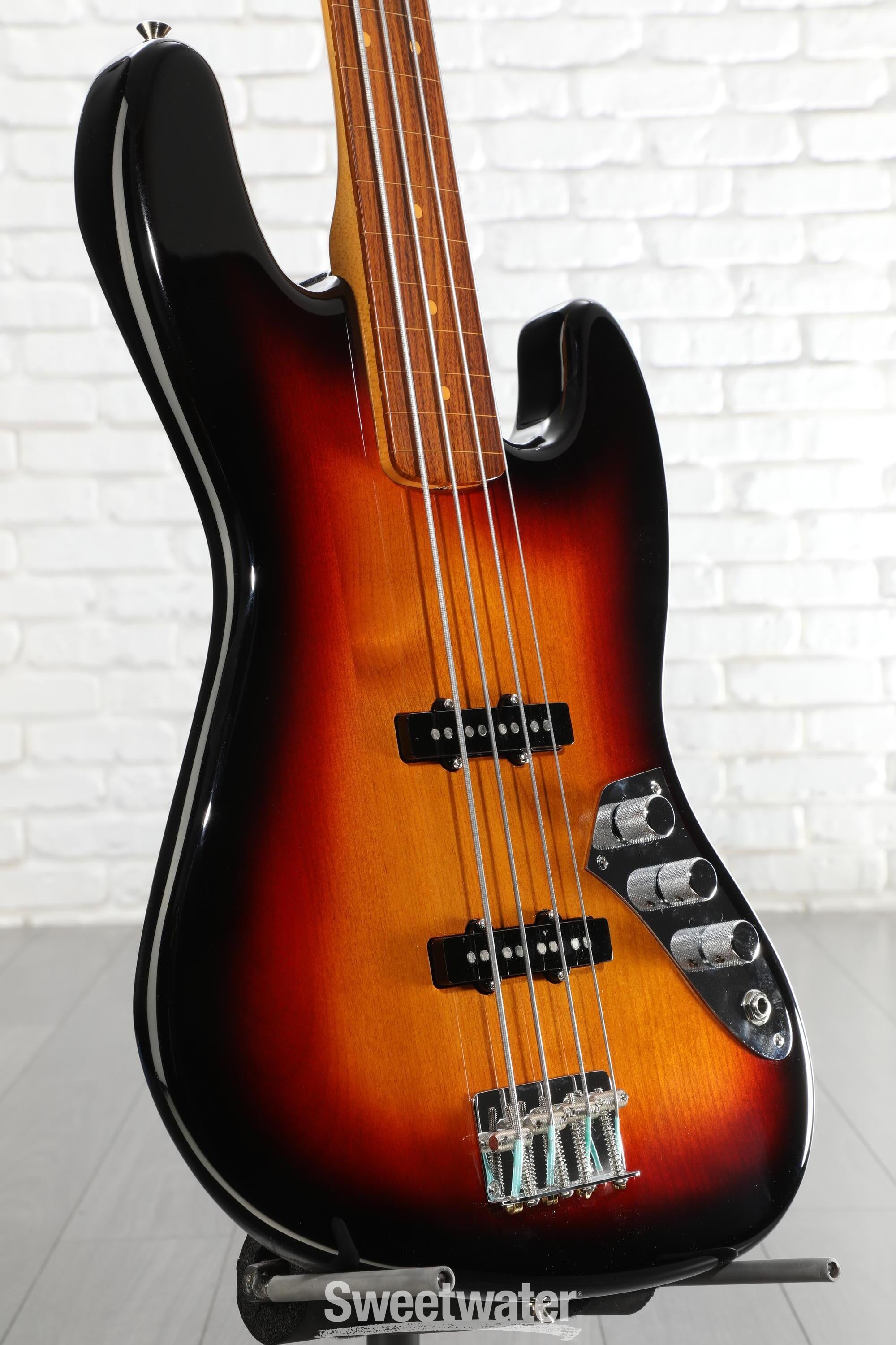 Fender Jaco Pastorius Fretless Jazz Bass - 3-color Sunburst