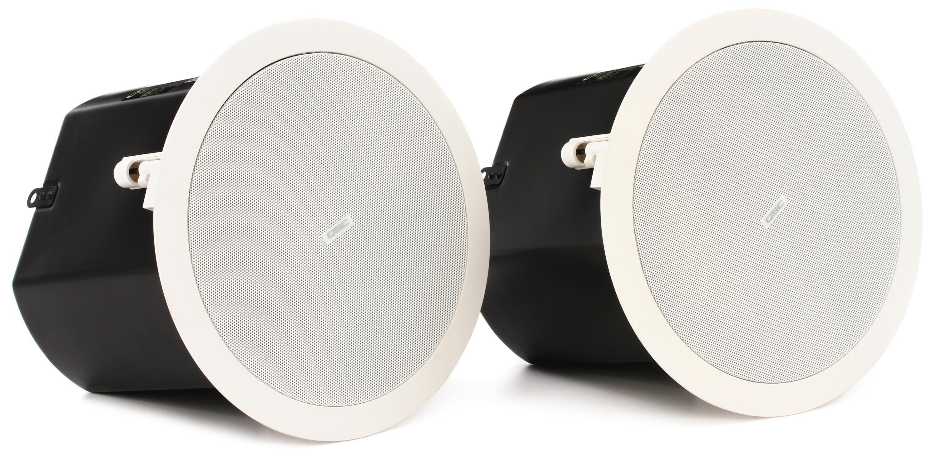 QSC AcousticDesign ADC6TWH 6.5inch Ceilingmount Speaker White