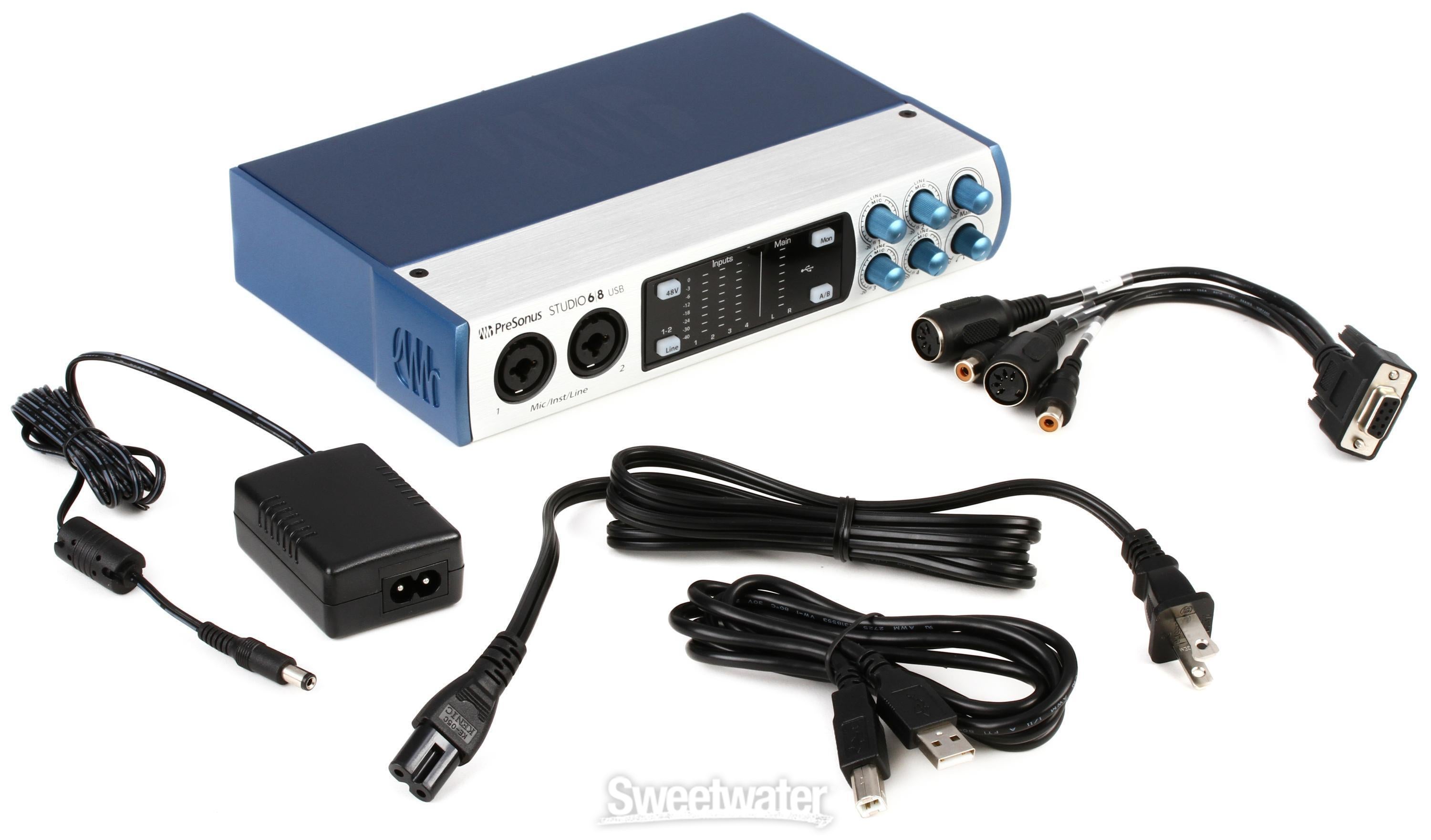 PreSonus Studio 6|8 USB 6x6 USB Audio Interface with 4 XMAX