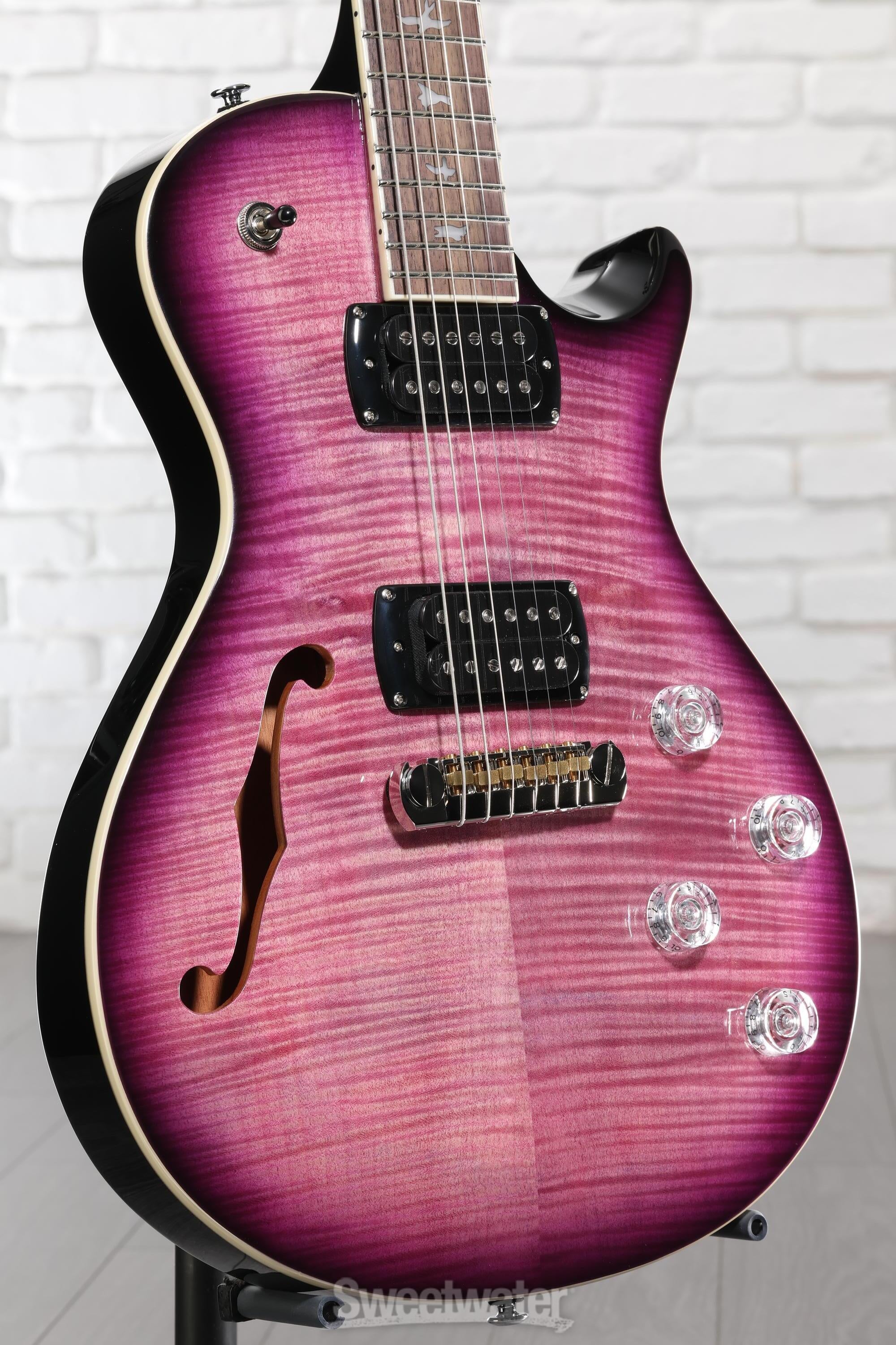 PRS SE Zach Myers 594 Semi-hollow Electric Guitar - Elderberry